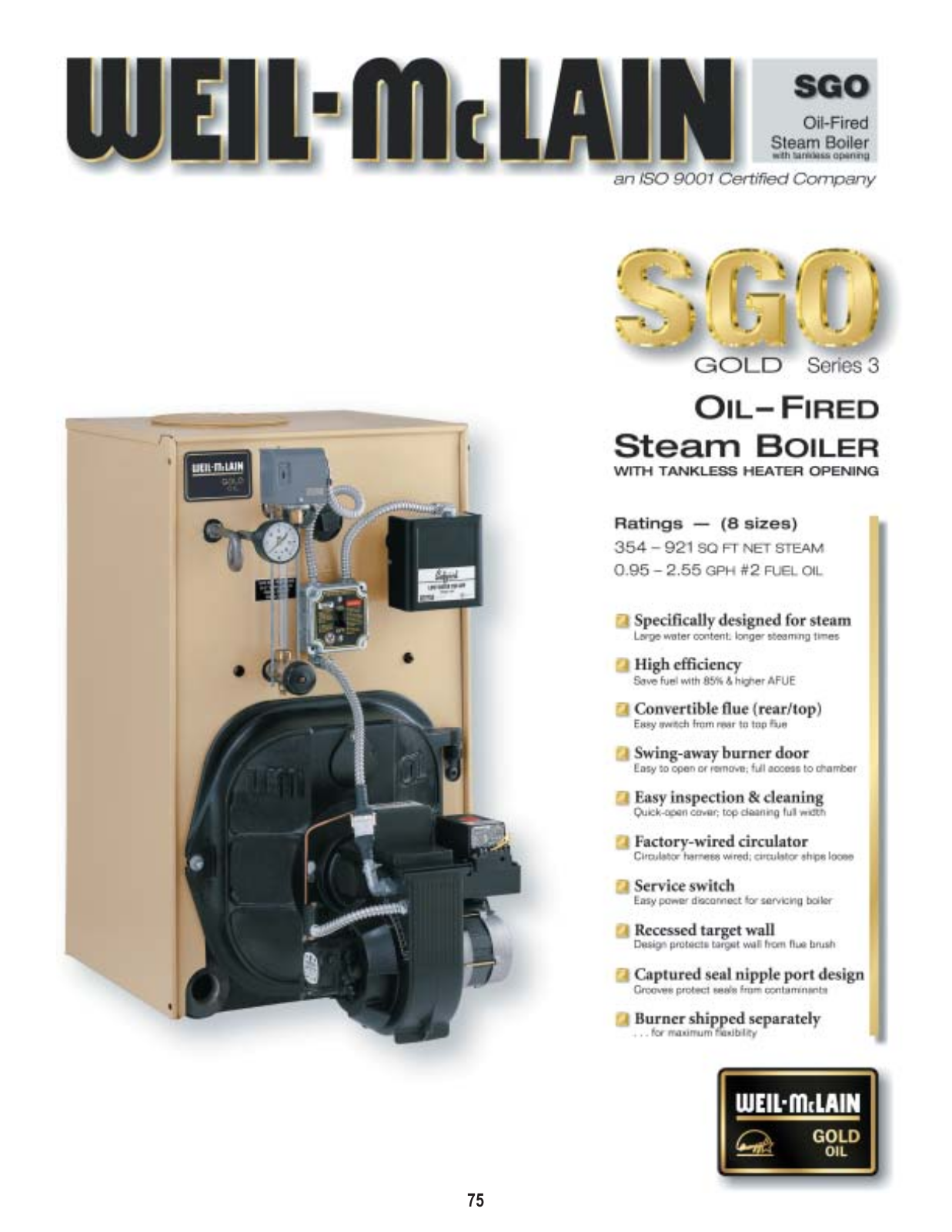 Weil-McLain SGO 3 User Manual