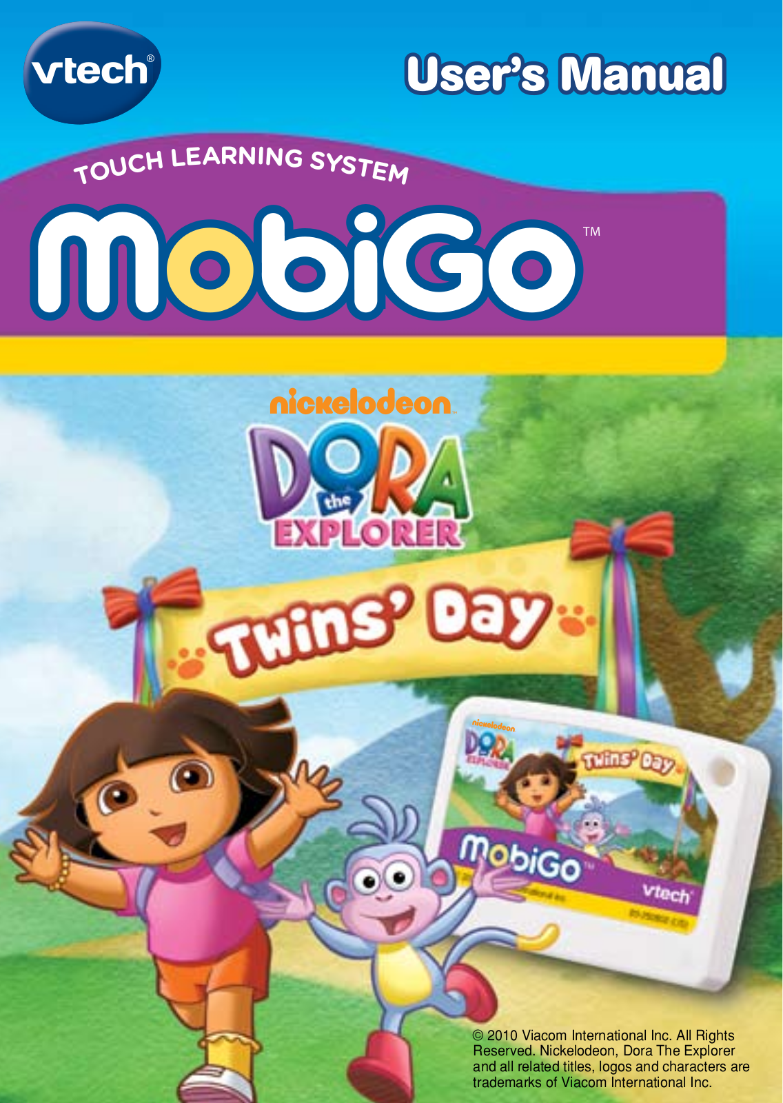 VTech MobiGo Cartridge - Dora Owner's Manual