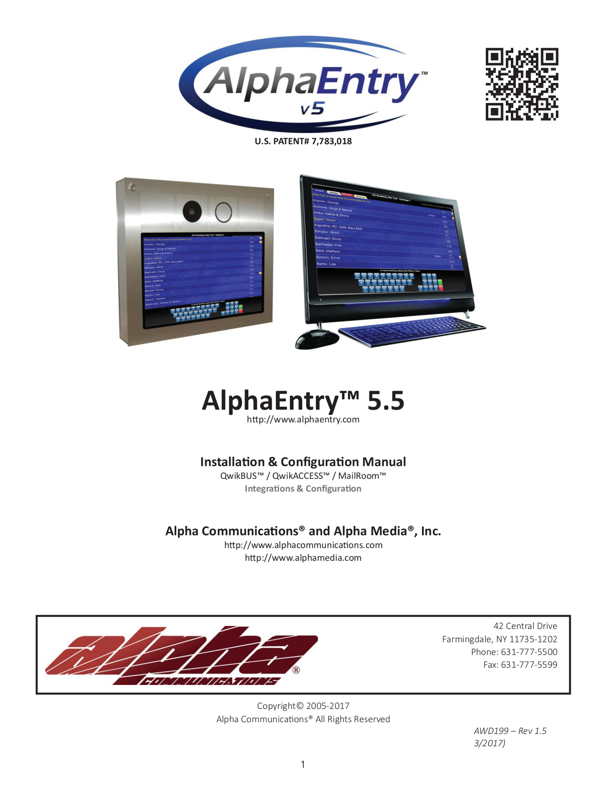 Alpha VI402CAMWI, RY008AE User Manual