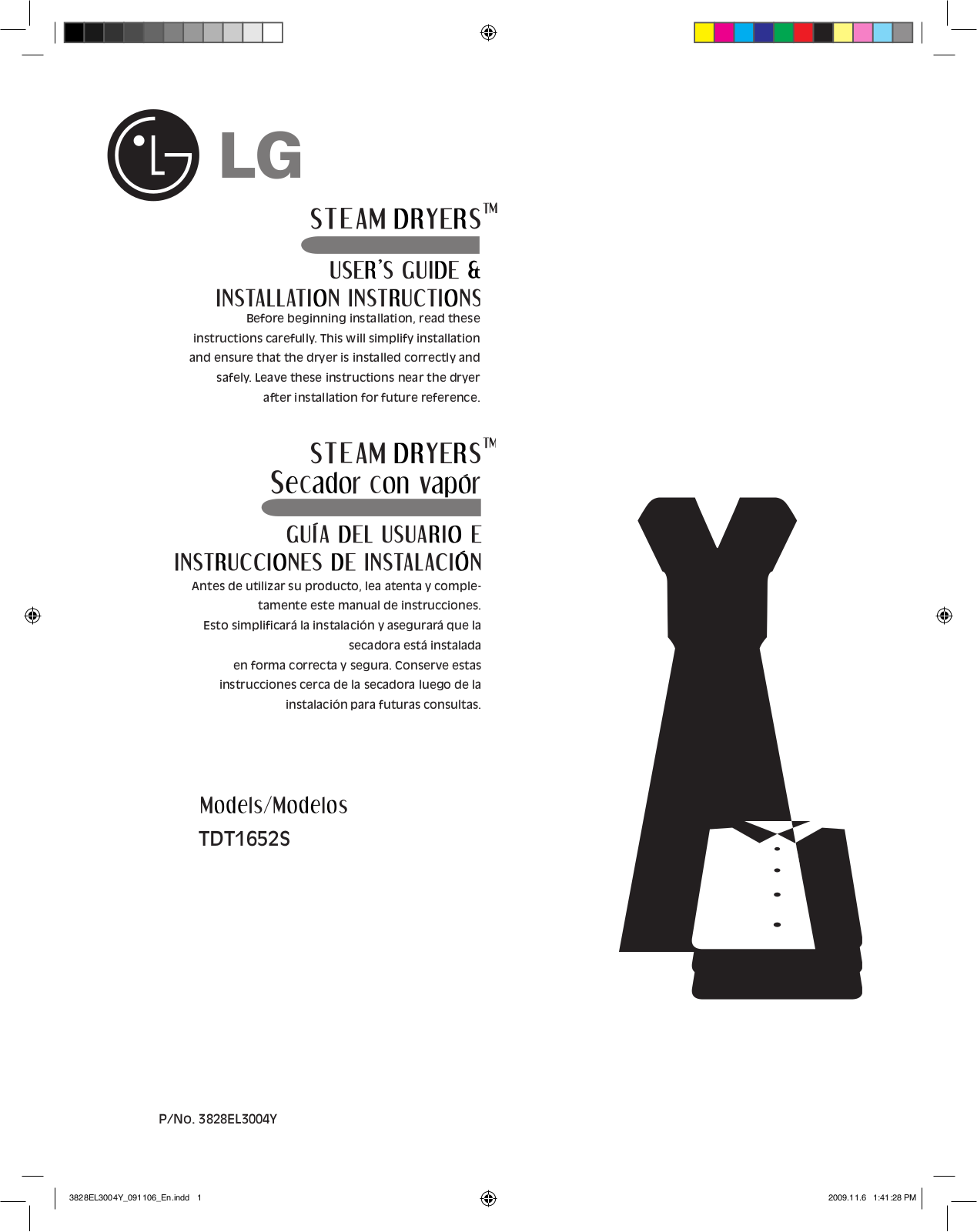 LG TDT1652S Owner's Manual