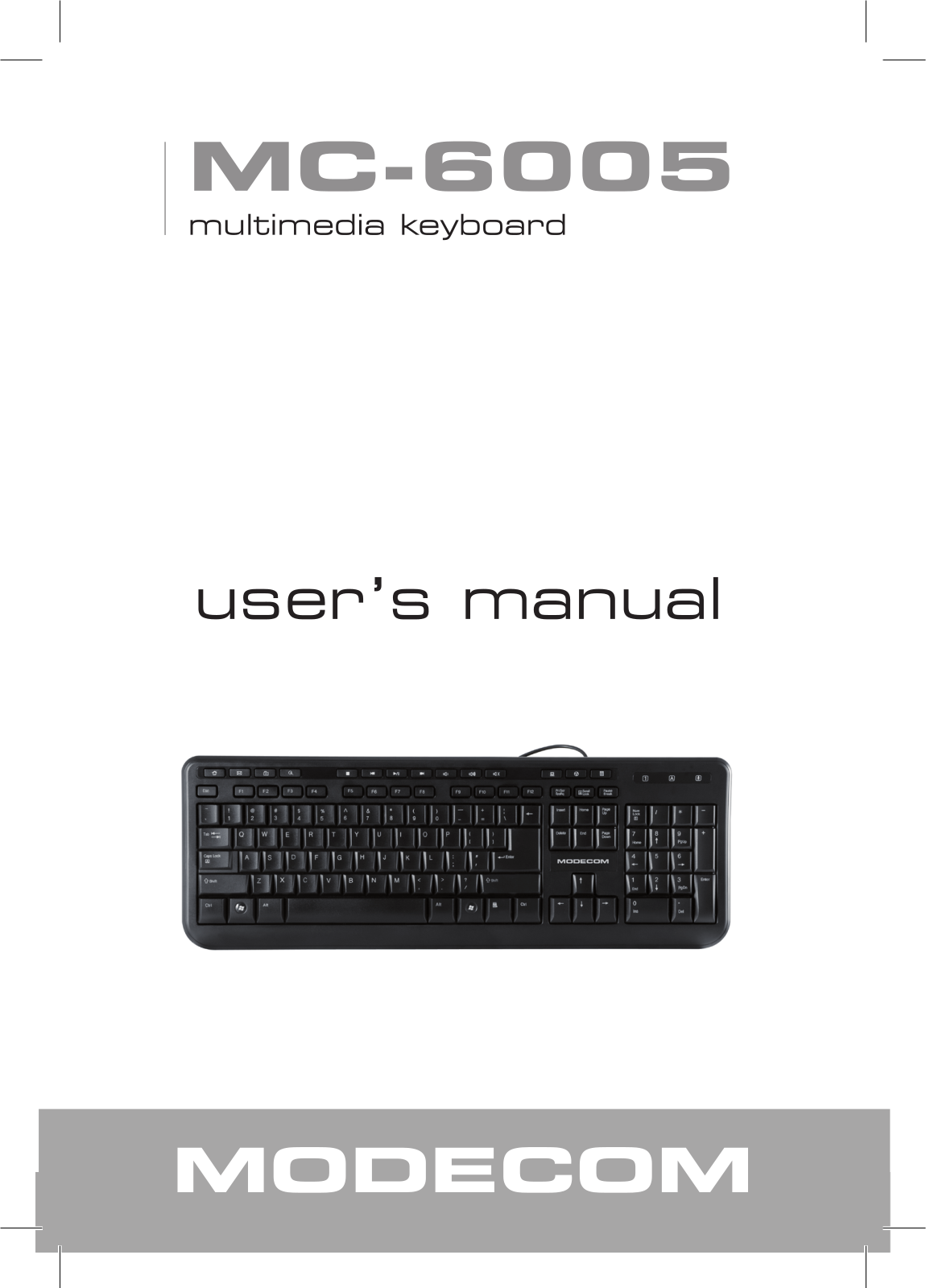 Modecom MC-6005 User Manual