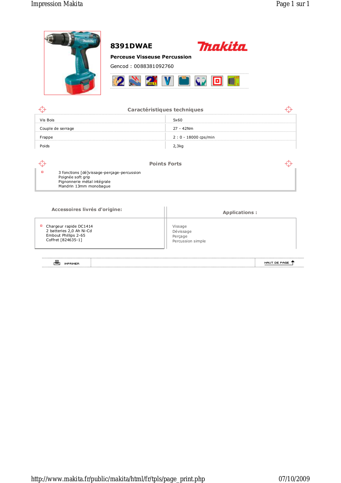 MAKITA 8391DWAE User Manual