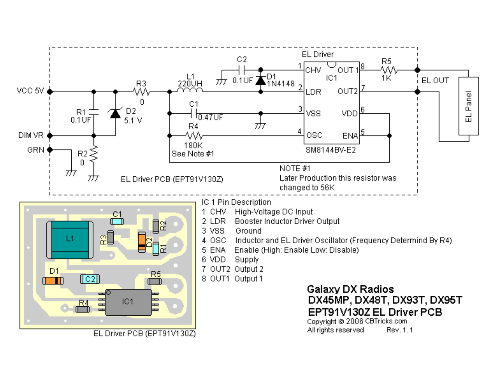 Galaxy dx45mp, dx93, dx48t Schematic