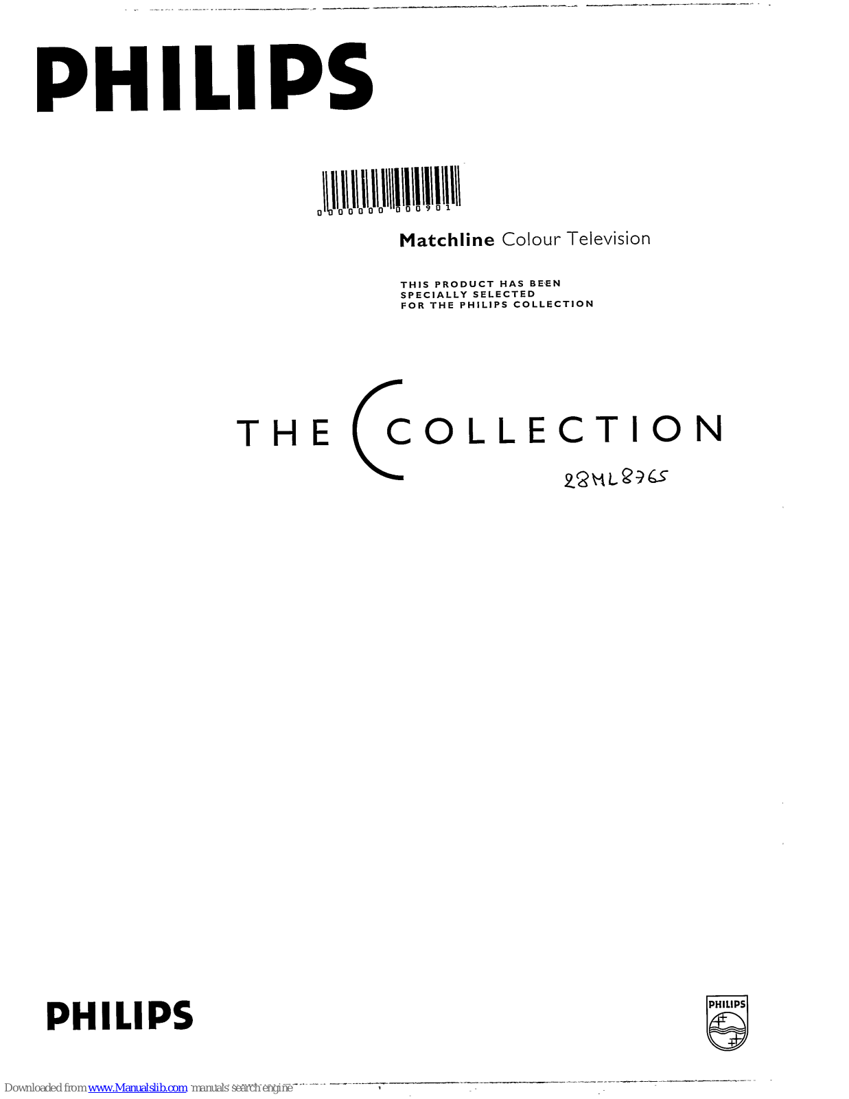 Philips Matchline 28ML8765/00B, 28ML8765-10B, Matchline 28ML8765 User Manual - ManualMachine.com
