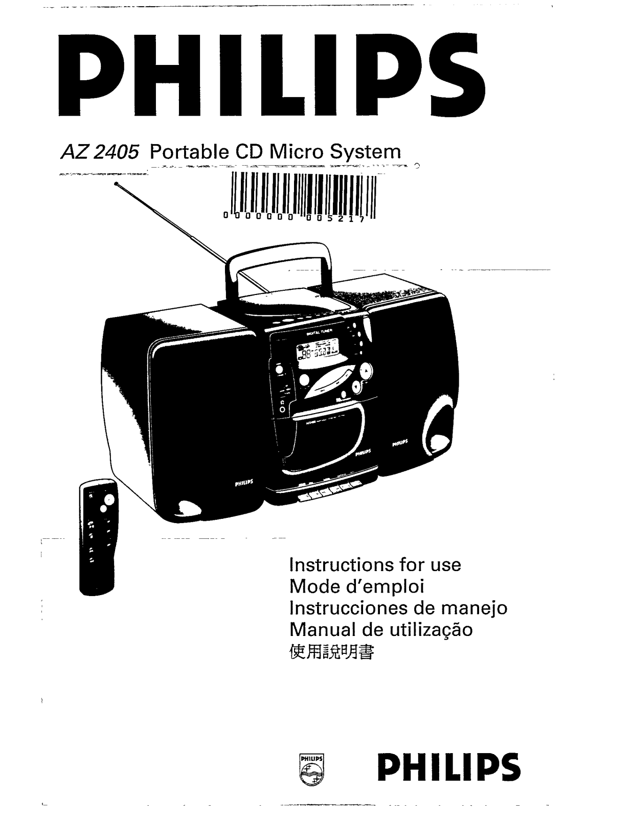 Philips AZ2405/00 User Manual