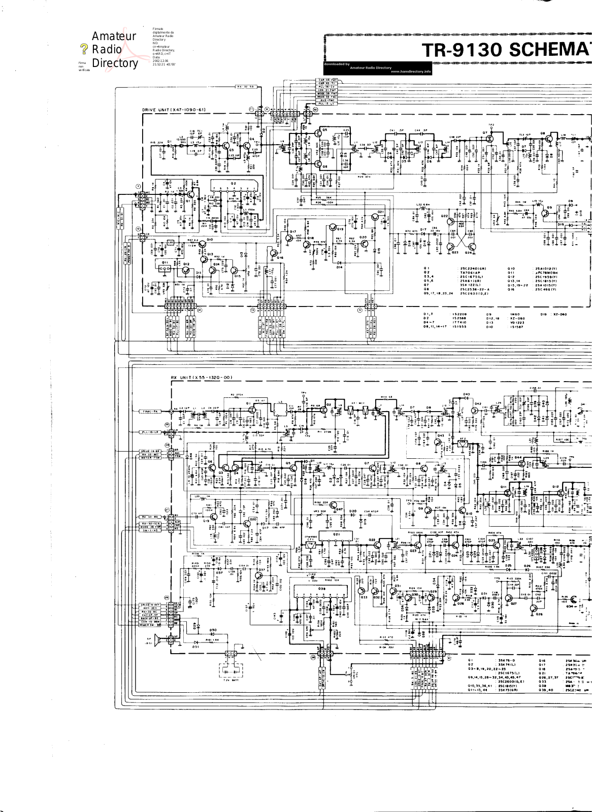 Kenwood TR-9130 Cirquit Diagram