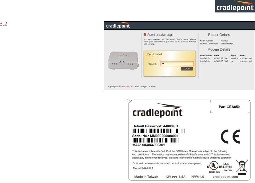 Cradlepoint CBA850 PRODUCT MANUAL