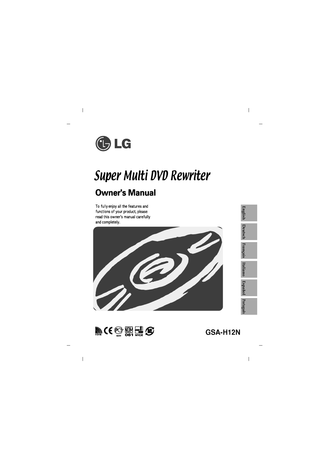 LG GSA-H12N User Manual