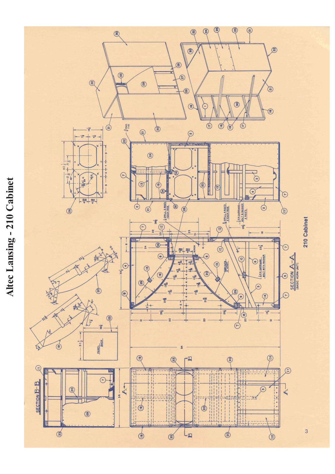 Altec 210 Service Manual