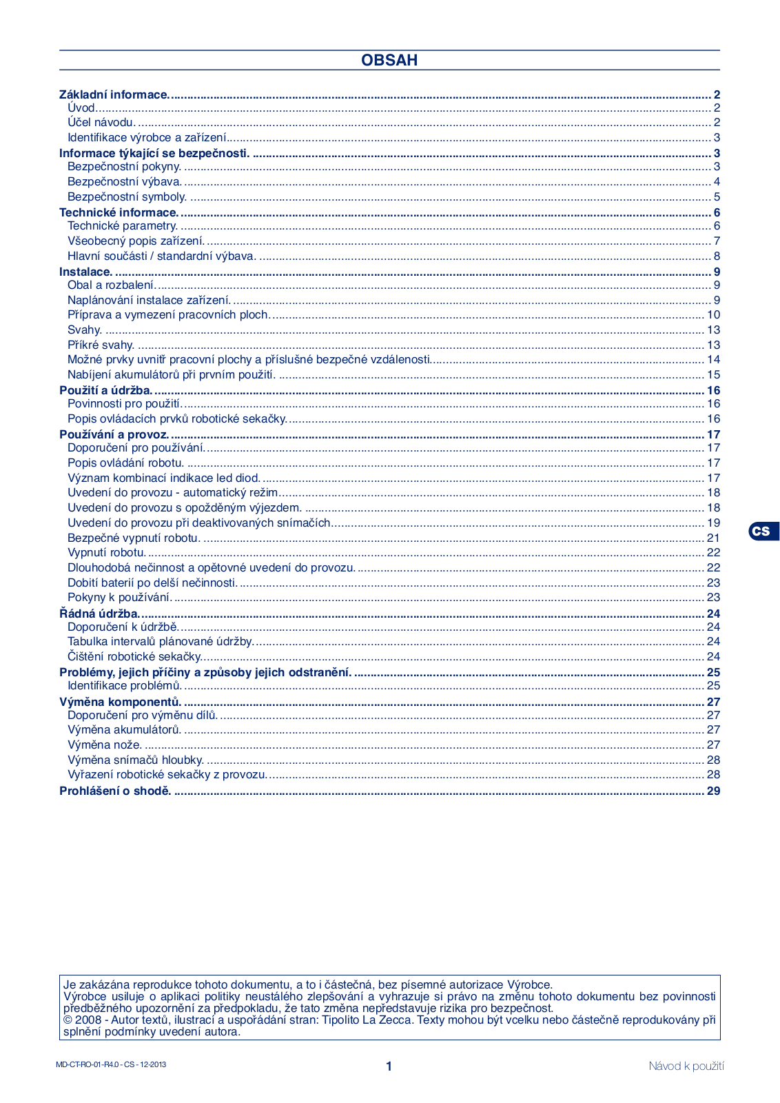 TECHline TECH L6 (5.0) User Manual