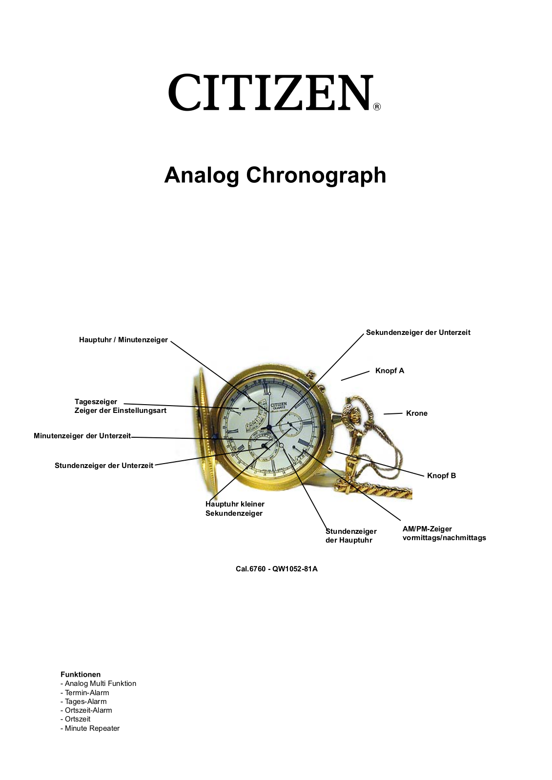 Citizen 6760 User Manual