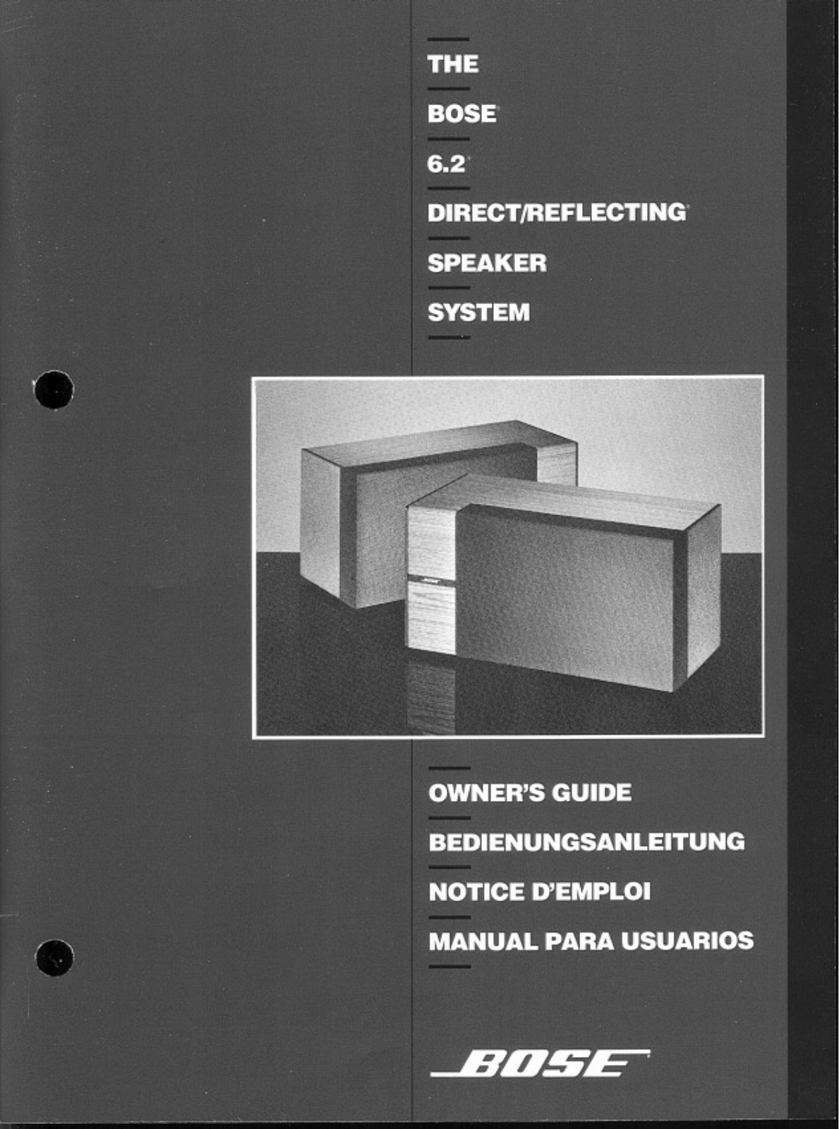 Bose 6.2 Owner Manual