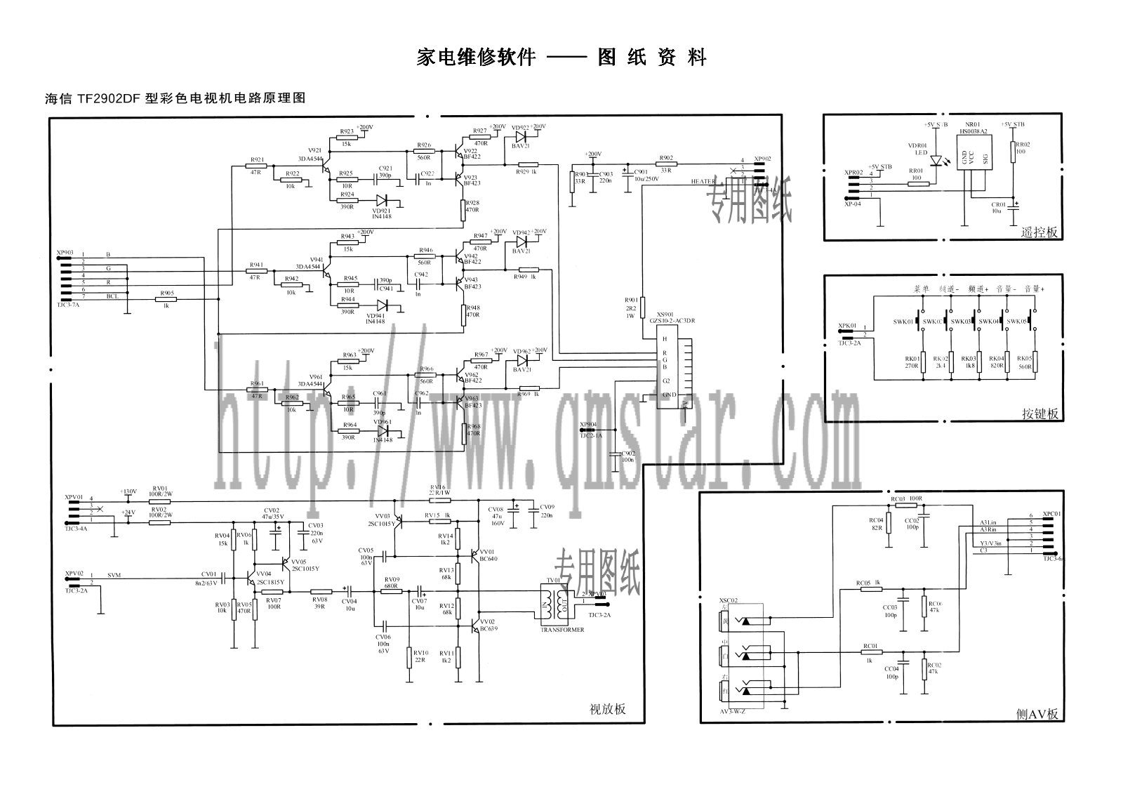 Hisense TF2902DF Schematic