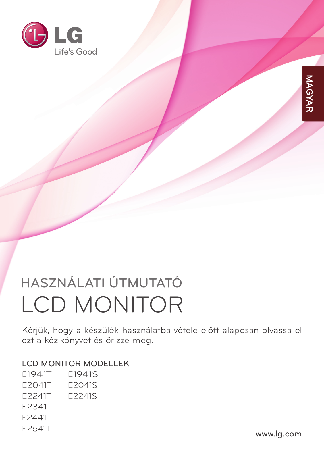 LG E2441T-BN User manual