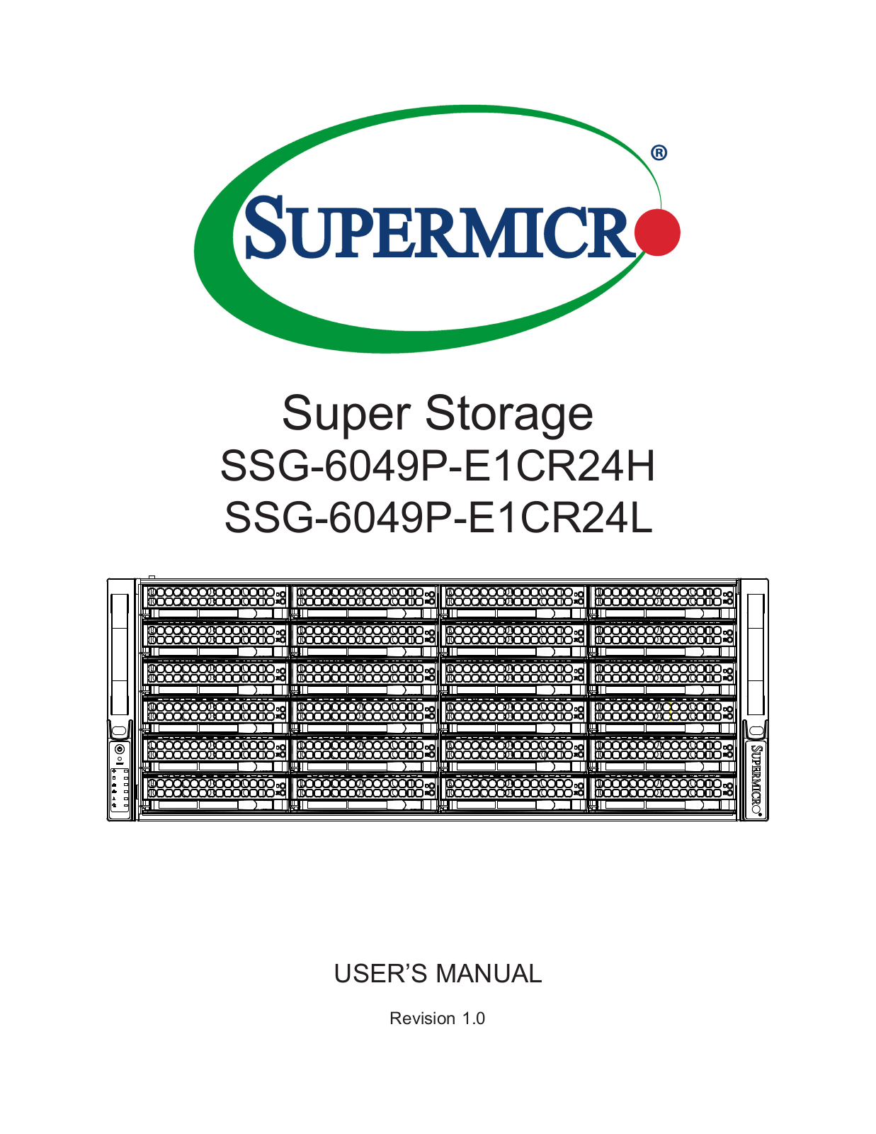 Supermicro SuperStorage 6049P-E1CR24H operation manual