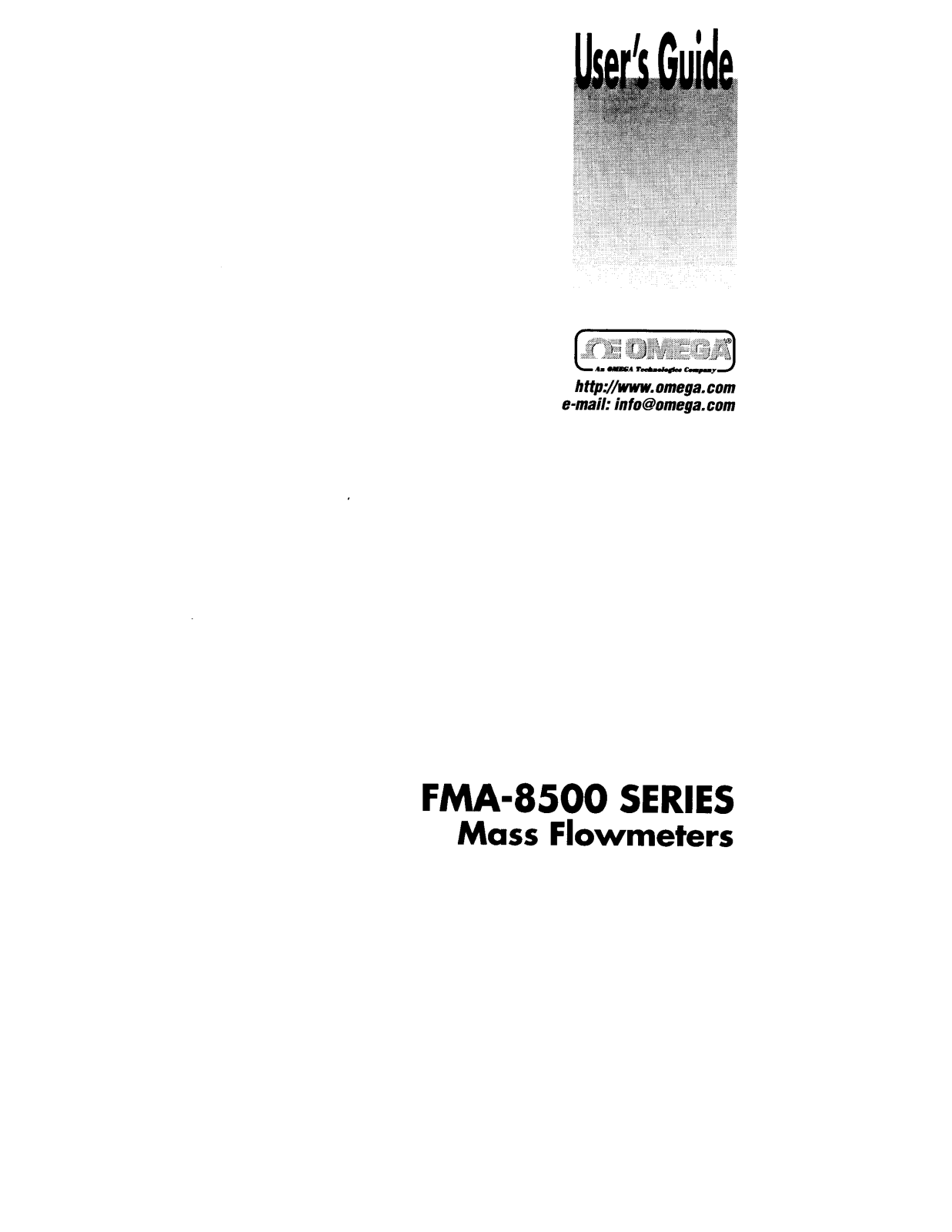 Omega FMA-8500 User guide - ManualMachine.com