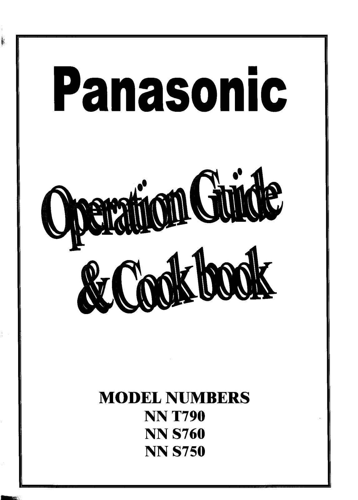 Panasonic NN T790 User Manual