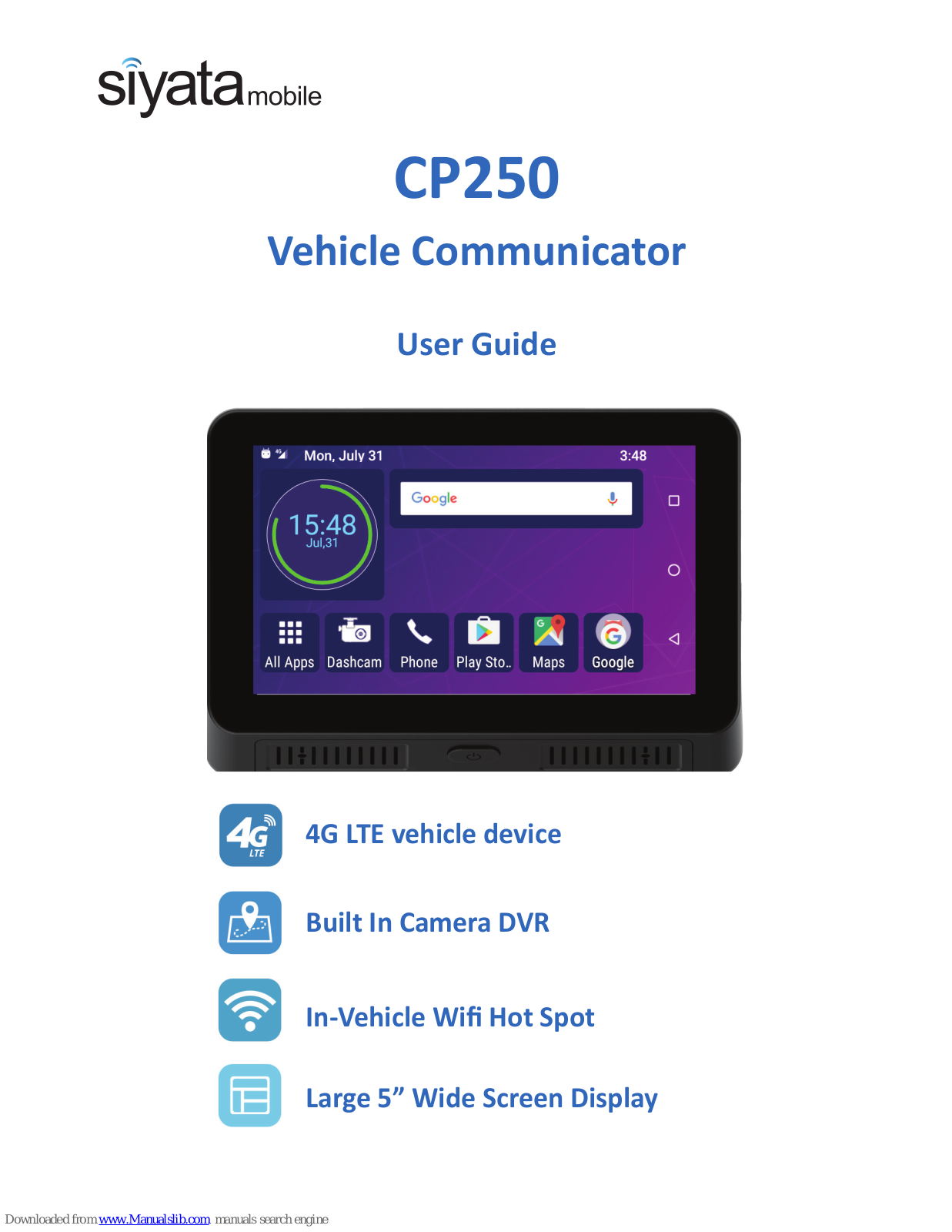 Siyata Mobile CP250 User Manual