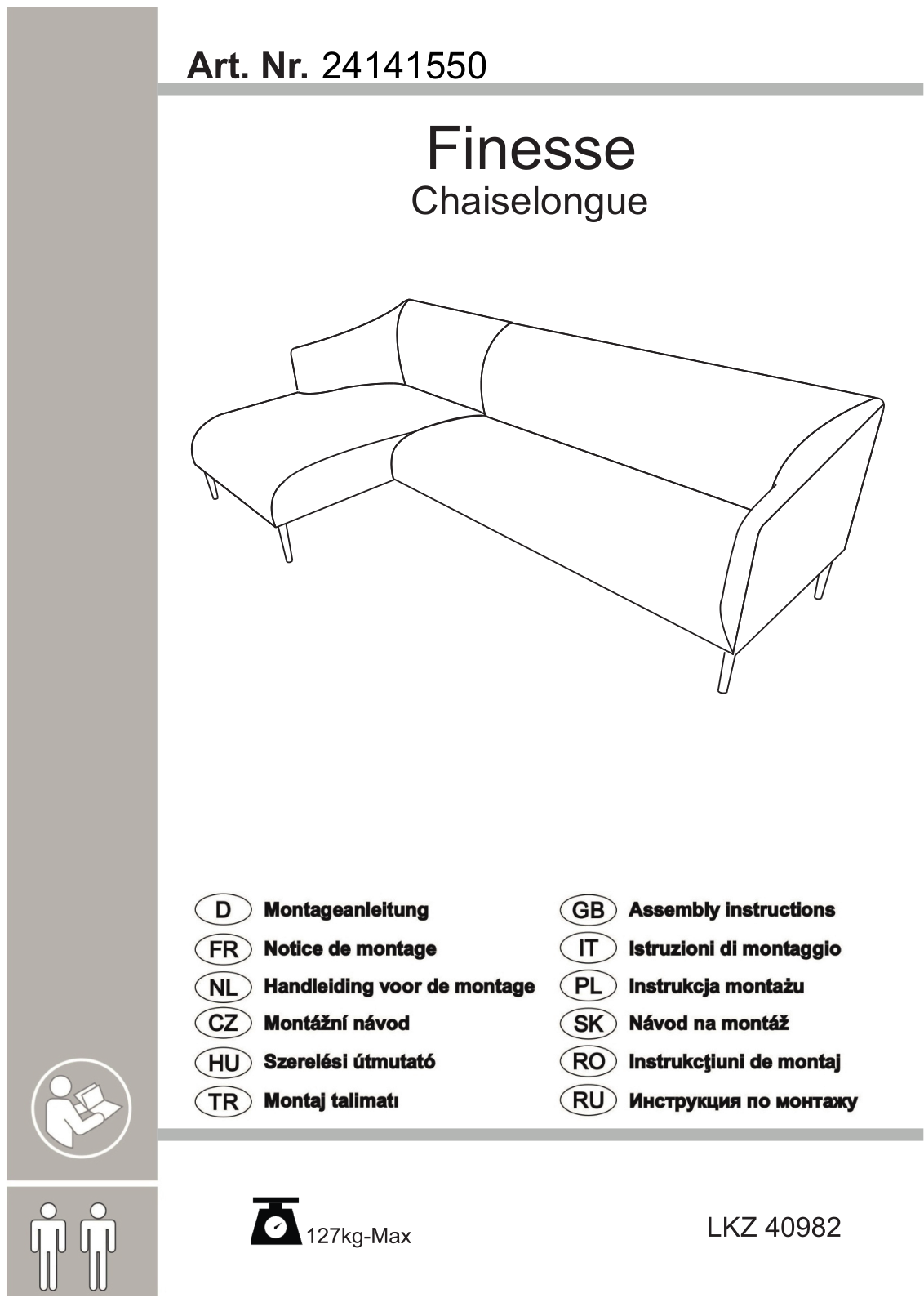 andas Finesse, 24141550 Assembly instructions