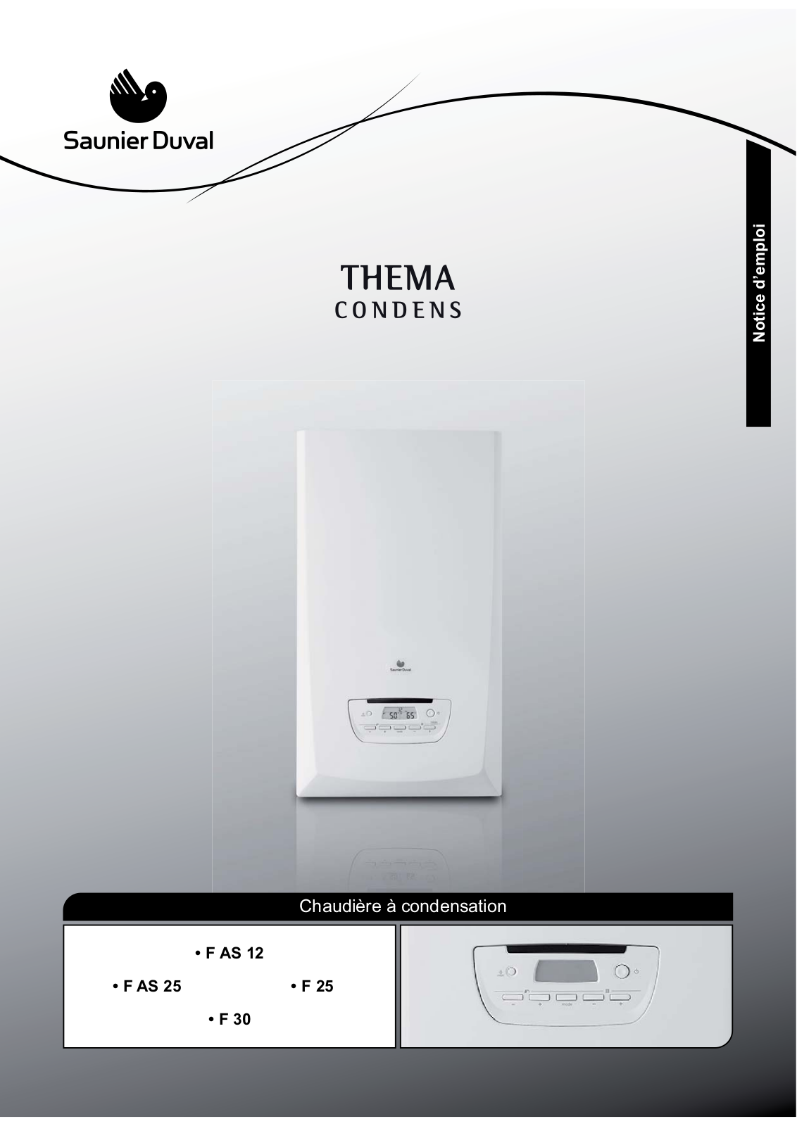 SAUNIER DUVAL THEMA CONDENS F 25, THEMA CONDENS F 30, THEMA CONDENS V 30 KW User Manual