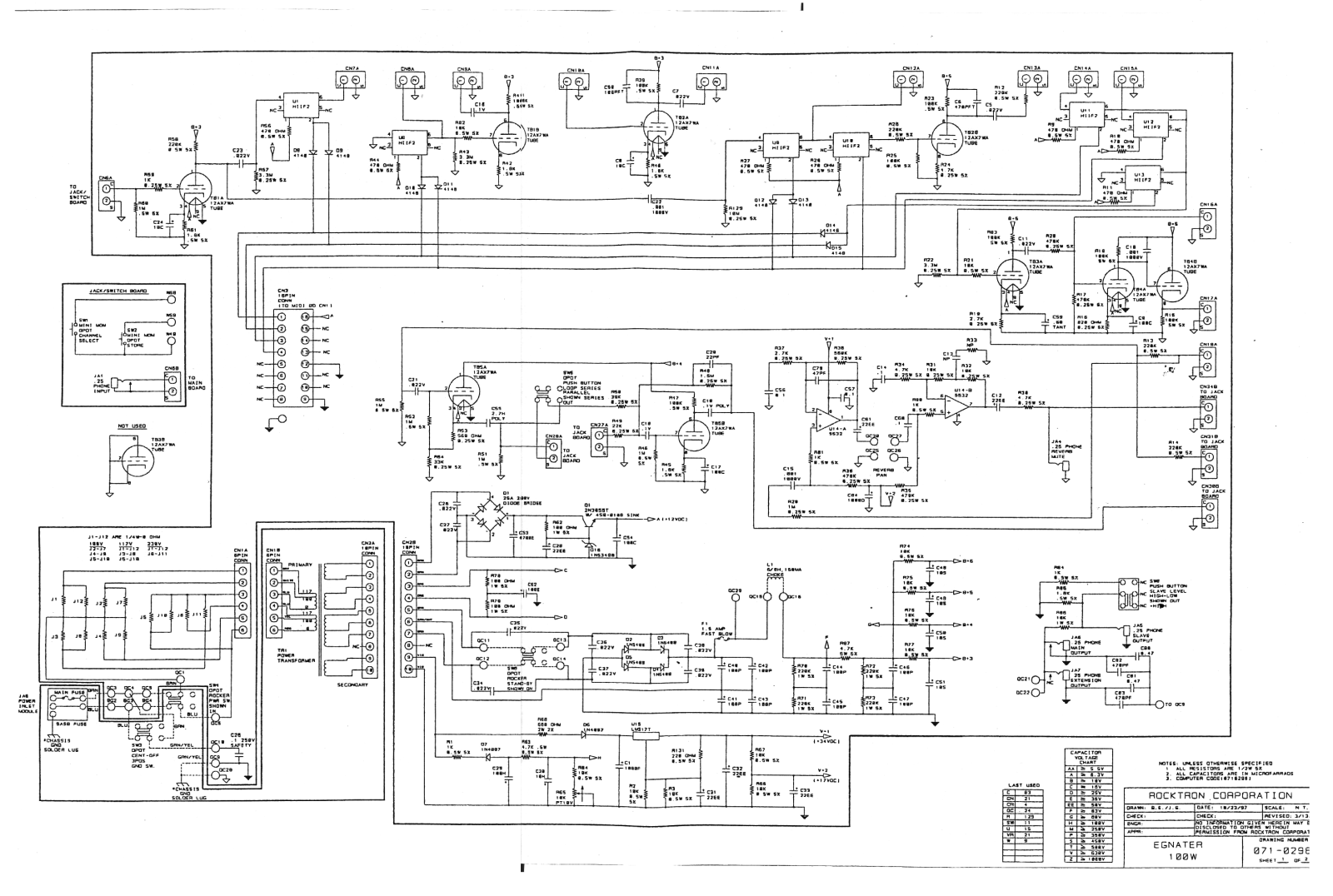 Egnator tol100 schematic