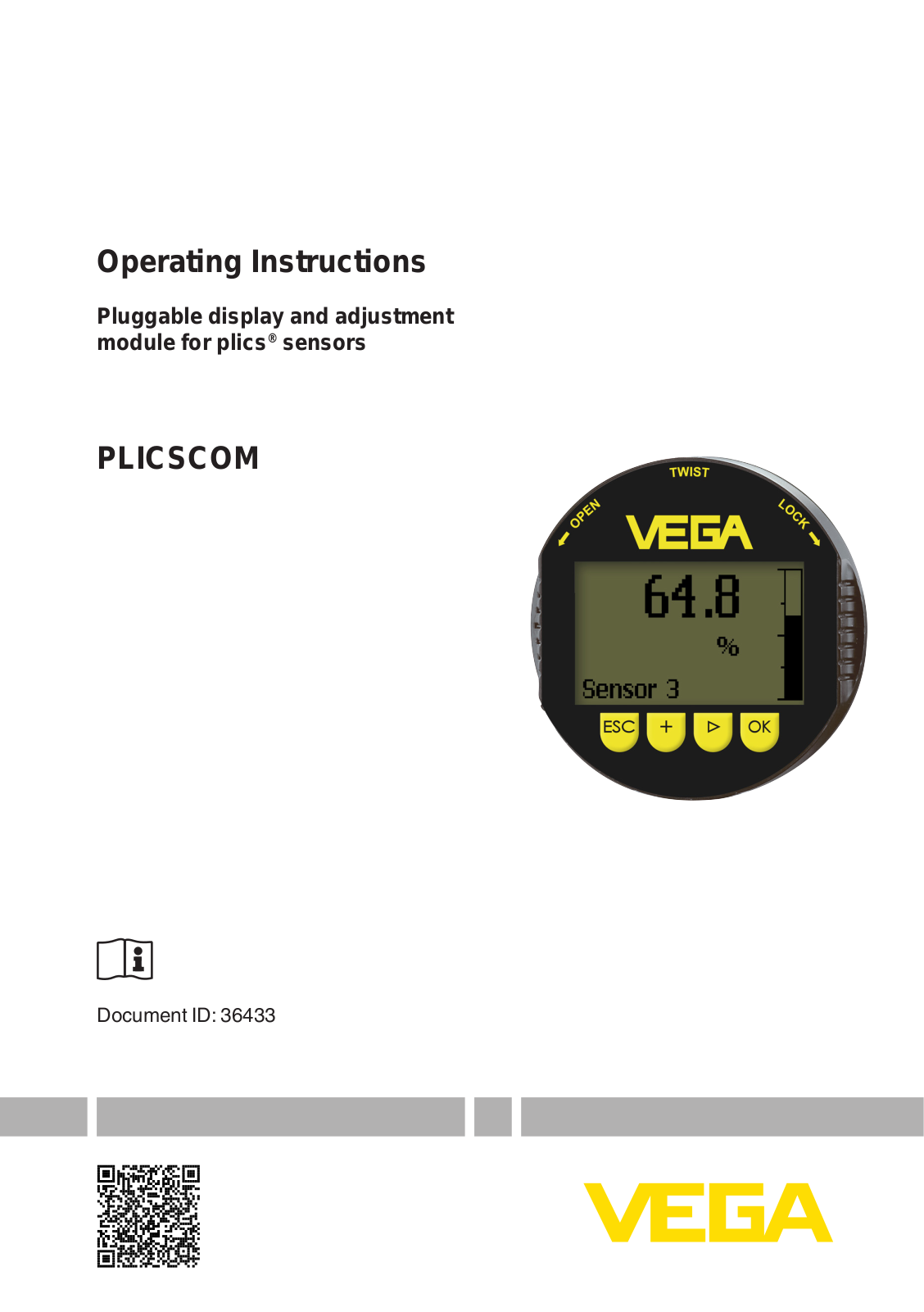 VEGA PLICSCOM User Manual