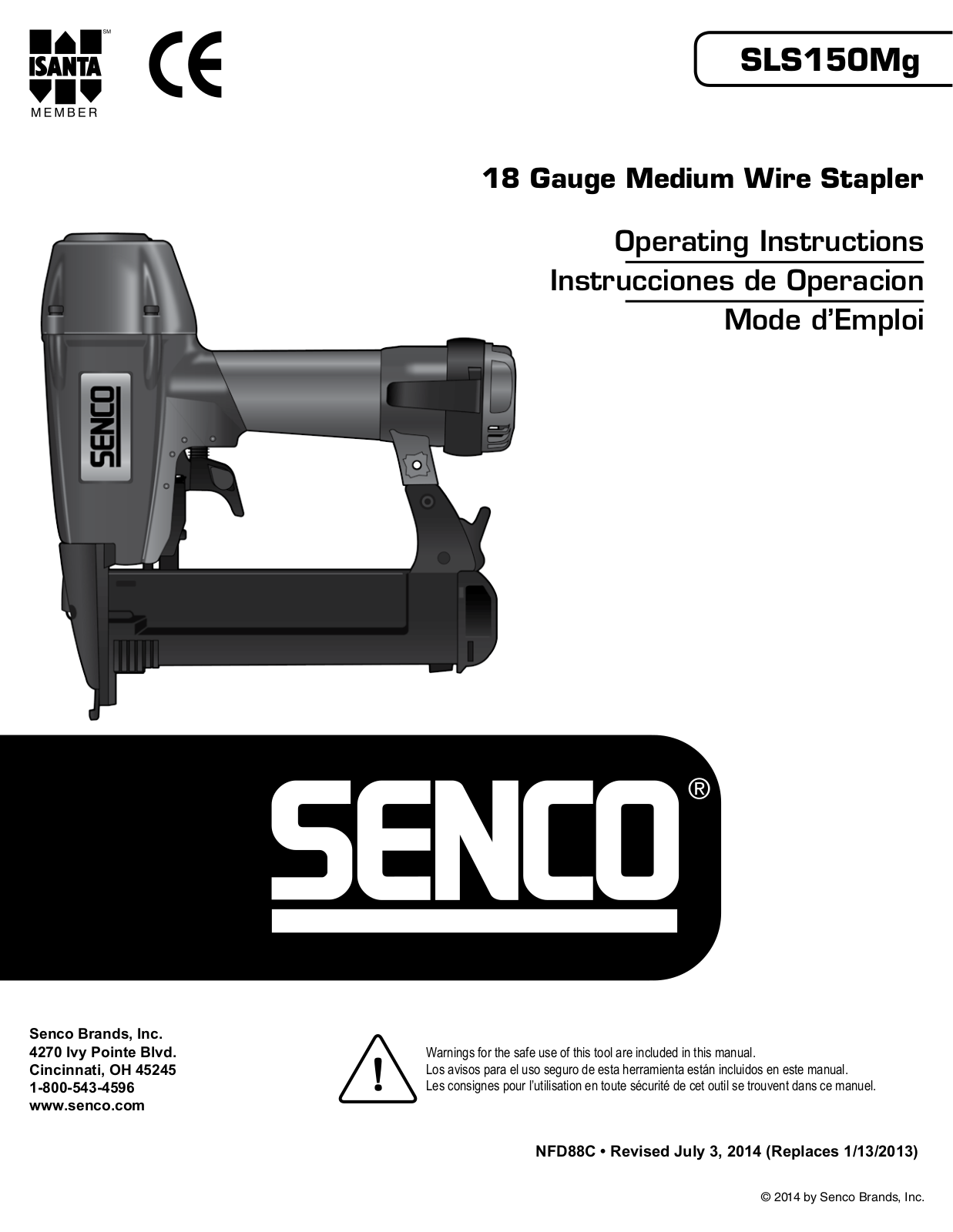 Senco SLS150MG User Manual