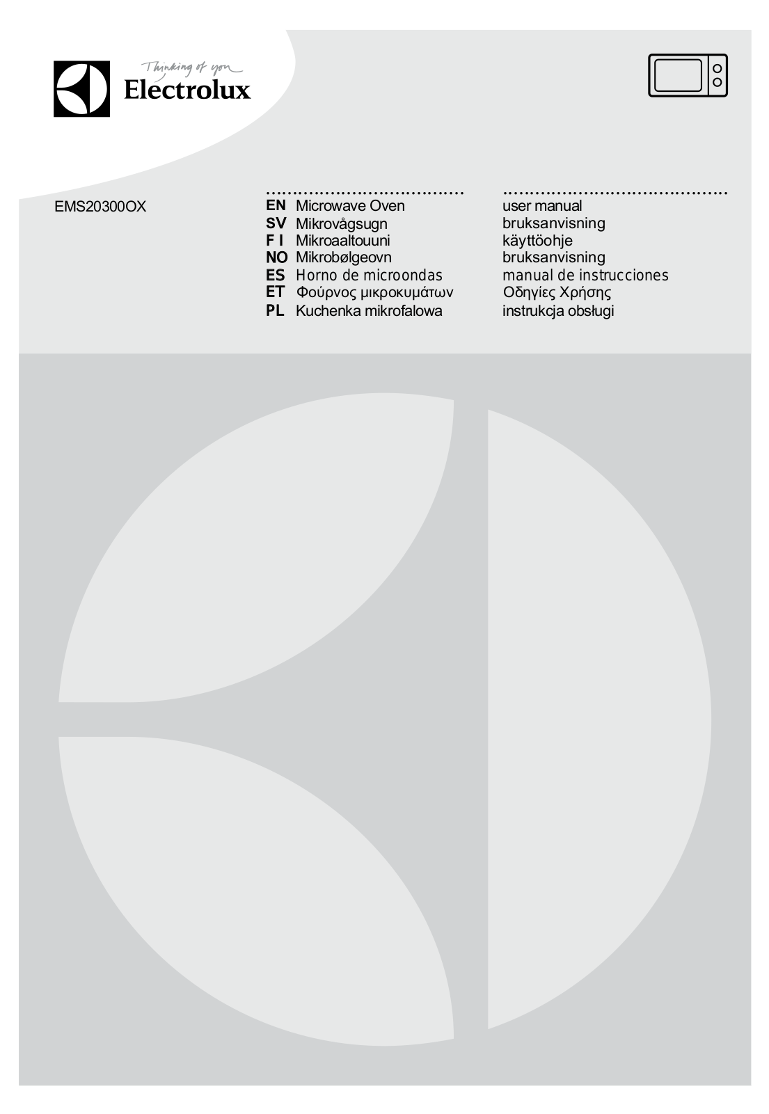 Electrolux EMS20300OX User Manual