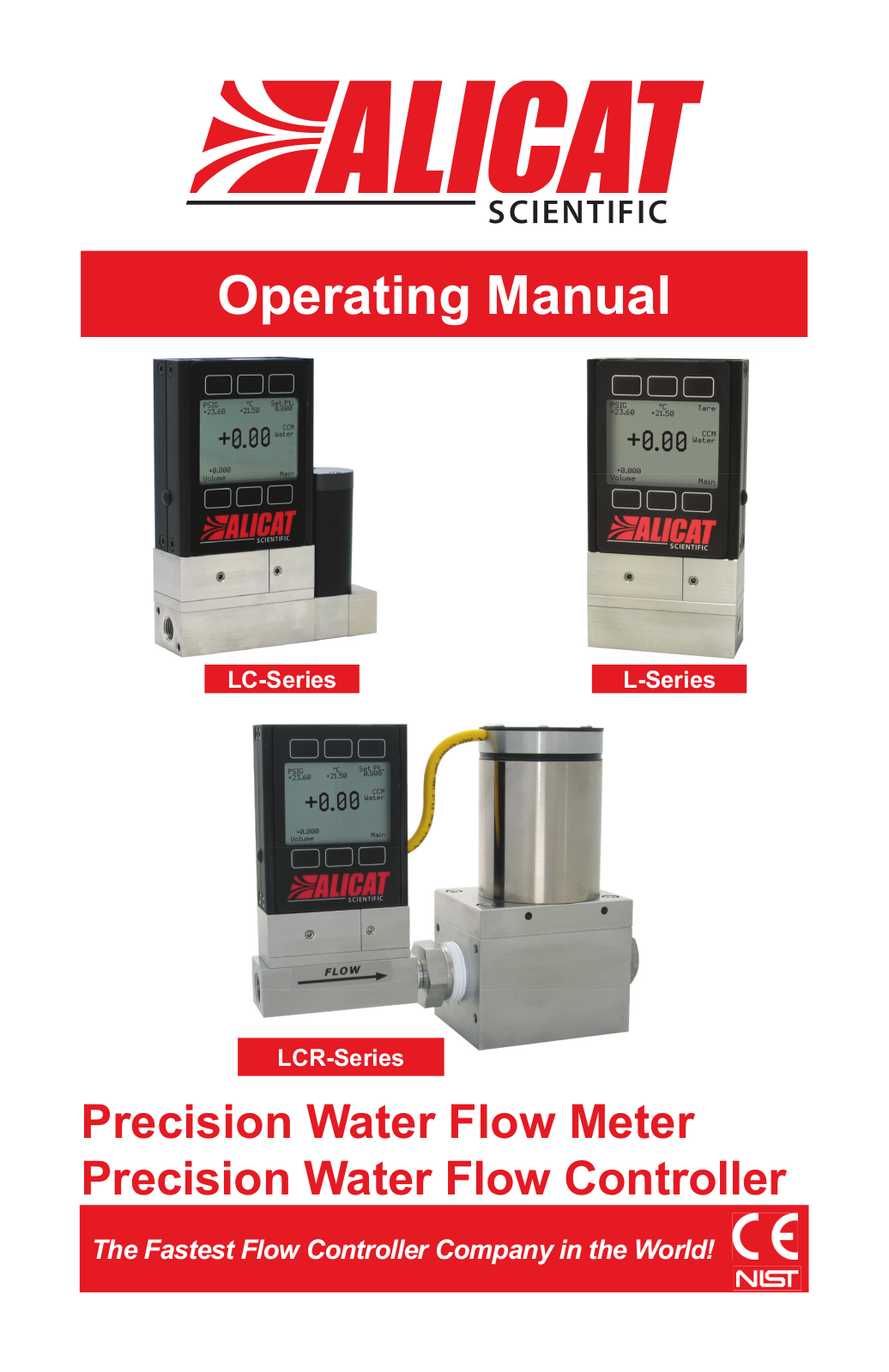 Alicat LC Series Liquid Flow Controller User Manual