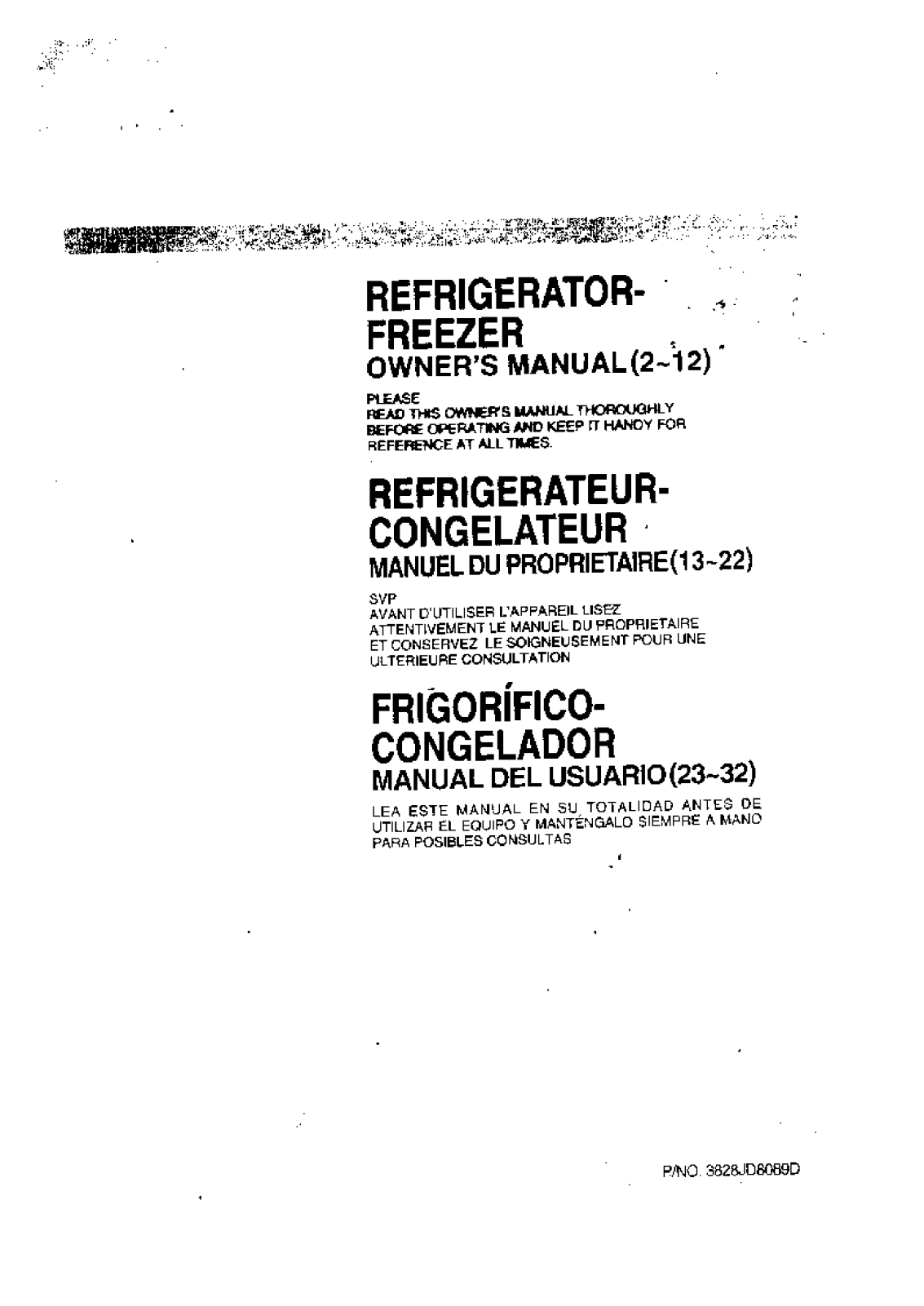 LG ER619GR-V User Manual