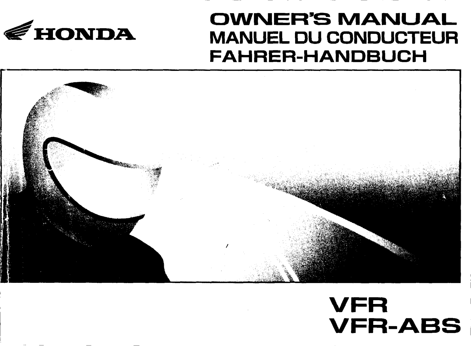 HONDA VFR800 User Manual