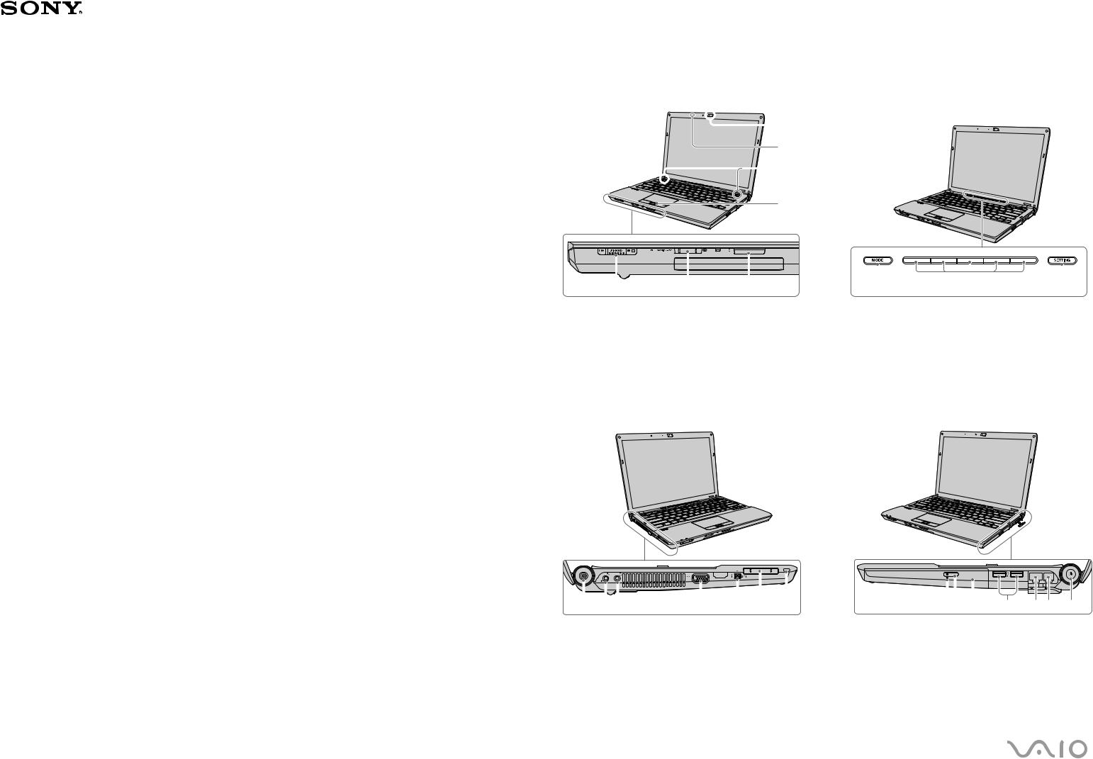 SONY VGN-SR1 User Manual