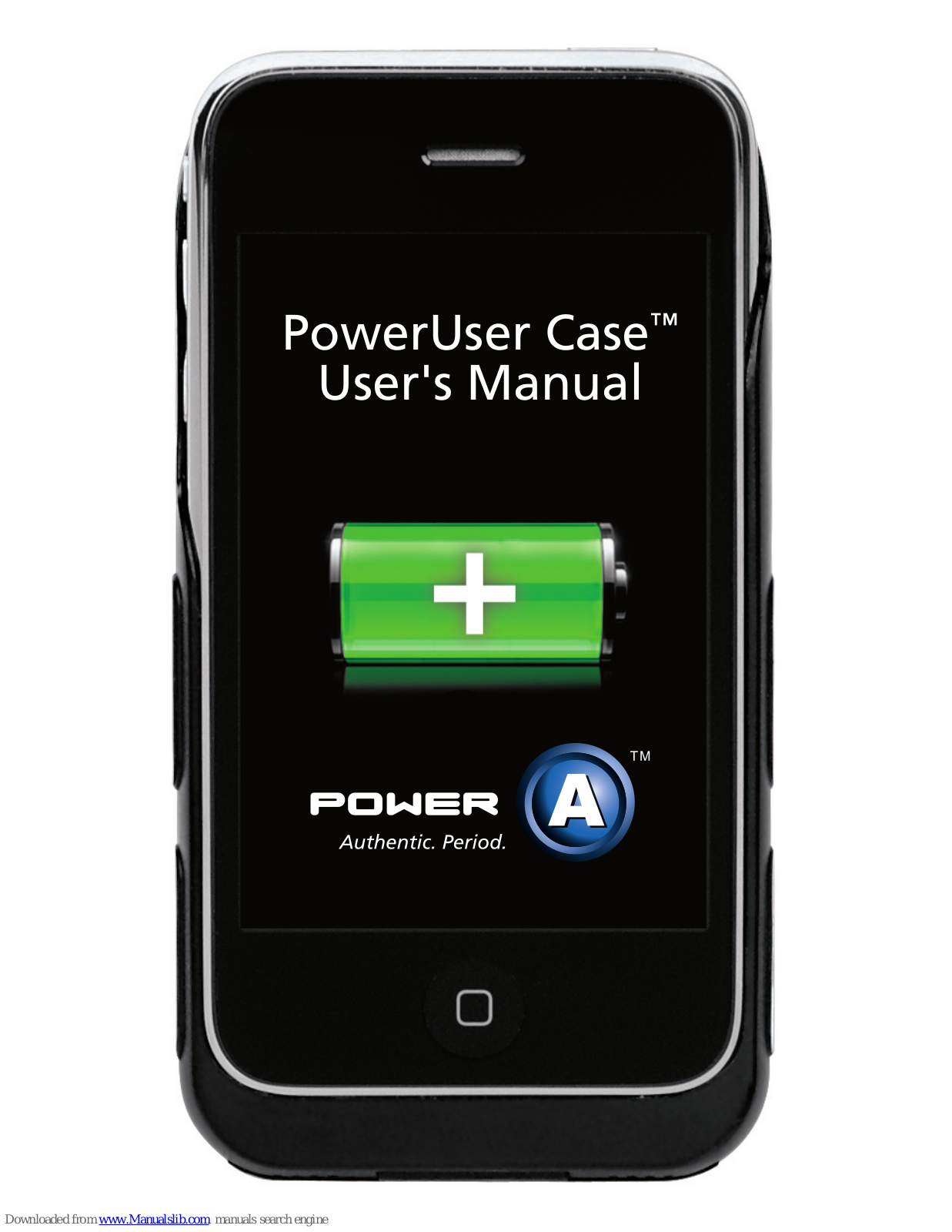 Power A poweruser case User Manual