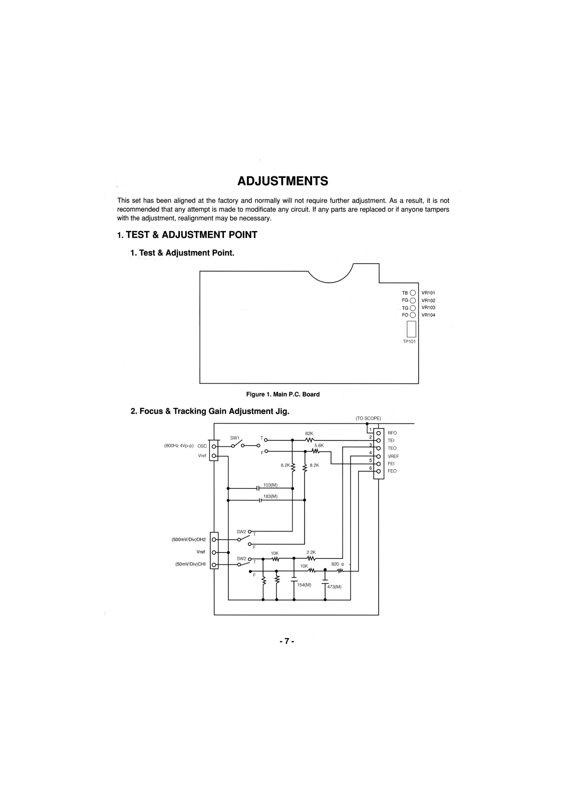 Goldstar FL-800K Schematic