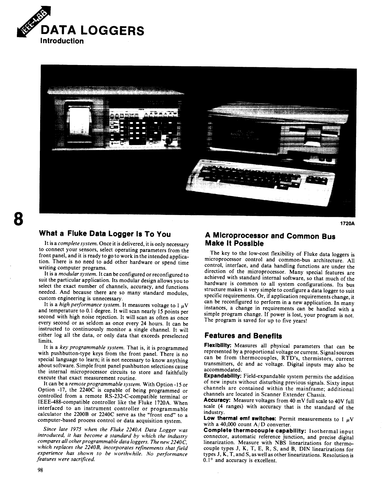 Fluke 2240c brochure