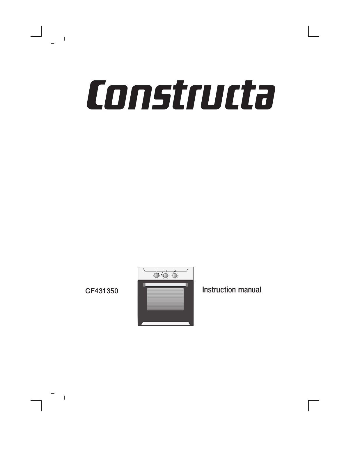 Constructa CF431350 User Manual