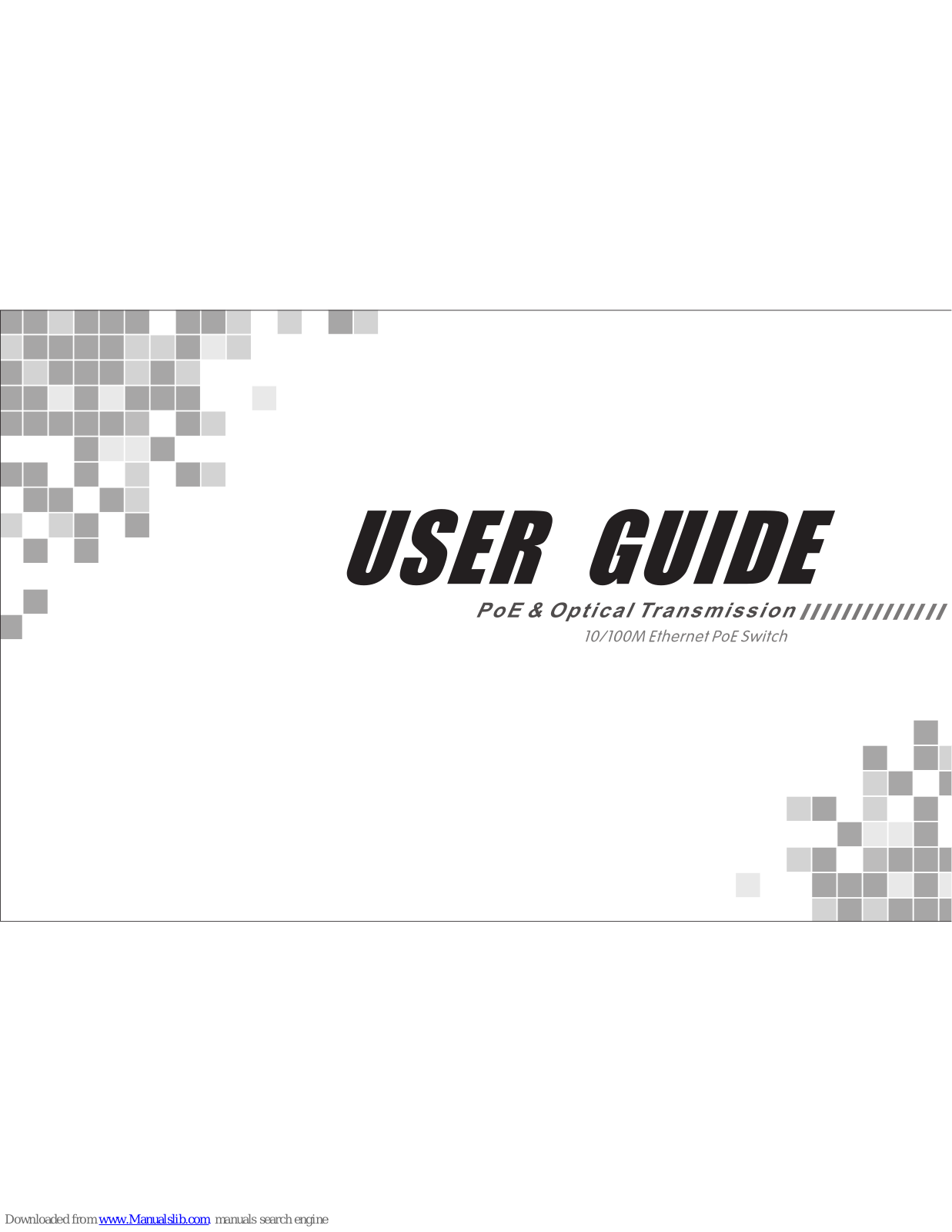 Unifore POE4100P User Manual
