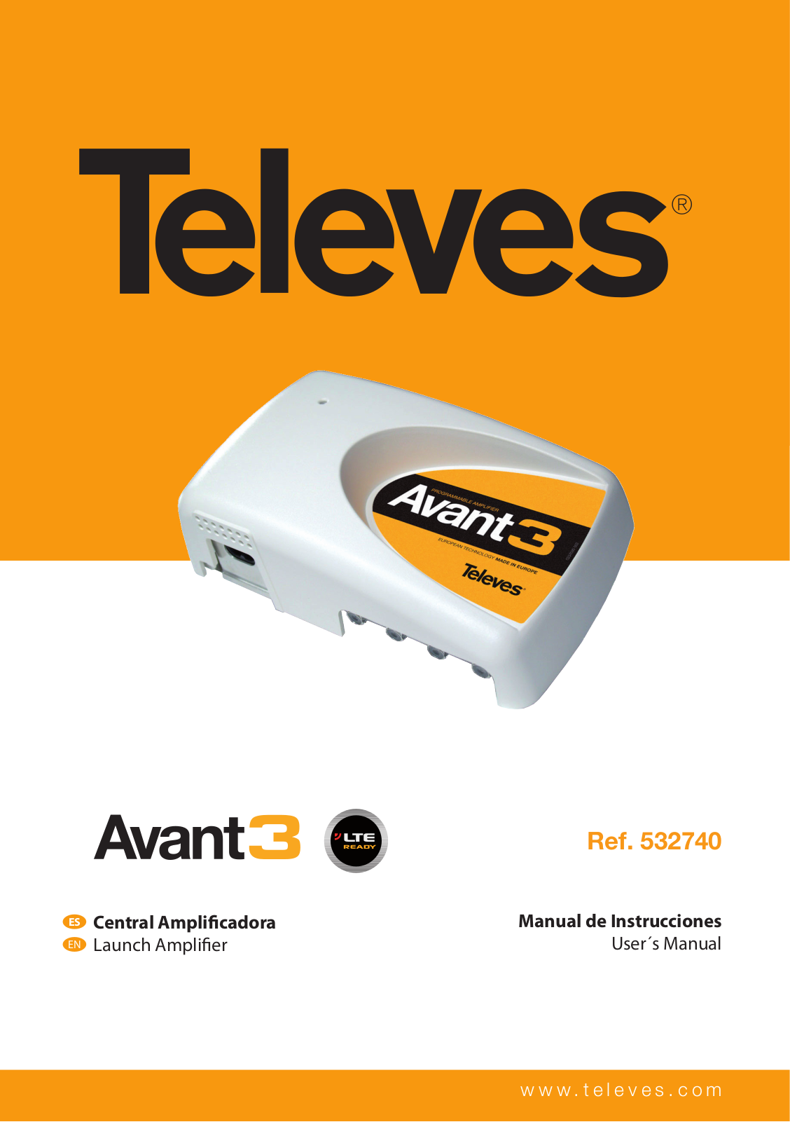 Televes Avant 3 User Manual - ManualMachine.com