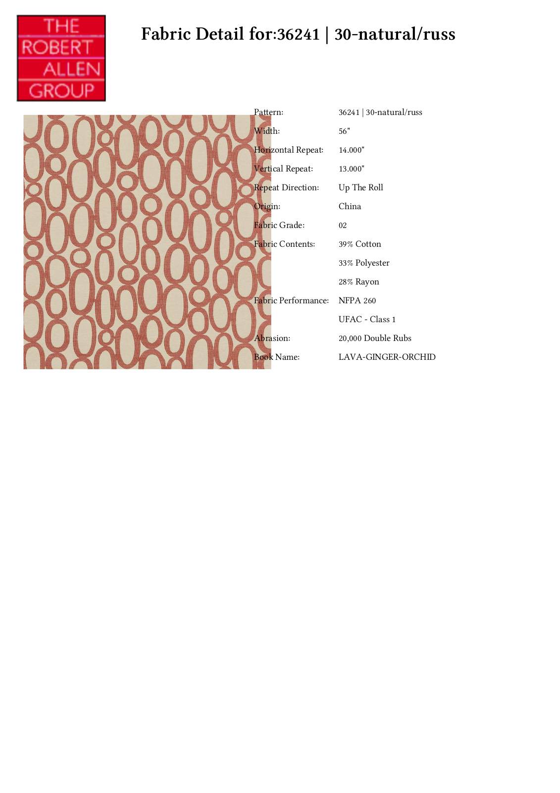 Duralee CRAL4311 Specifications - ManualMachine.com