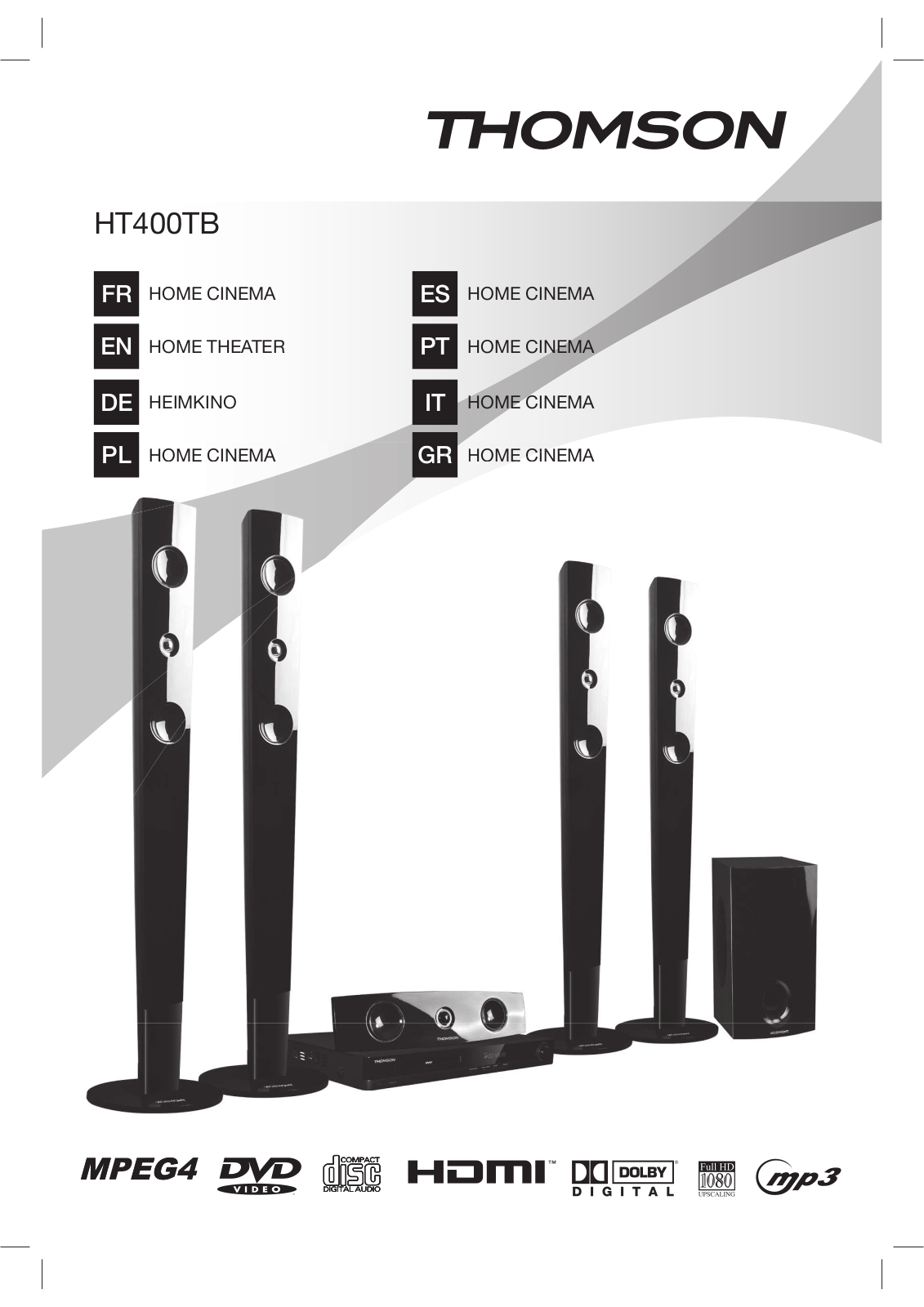 THOMSON HT400TB User Manual