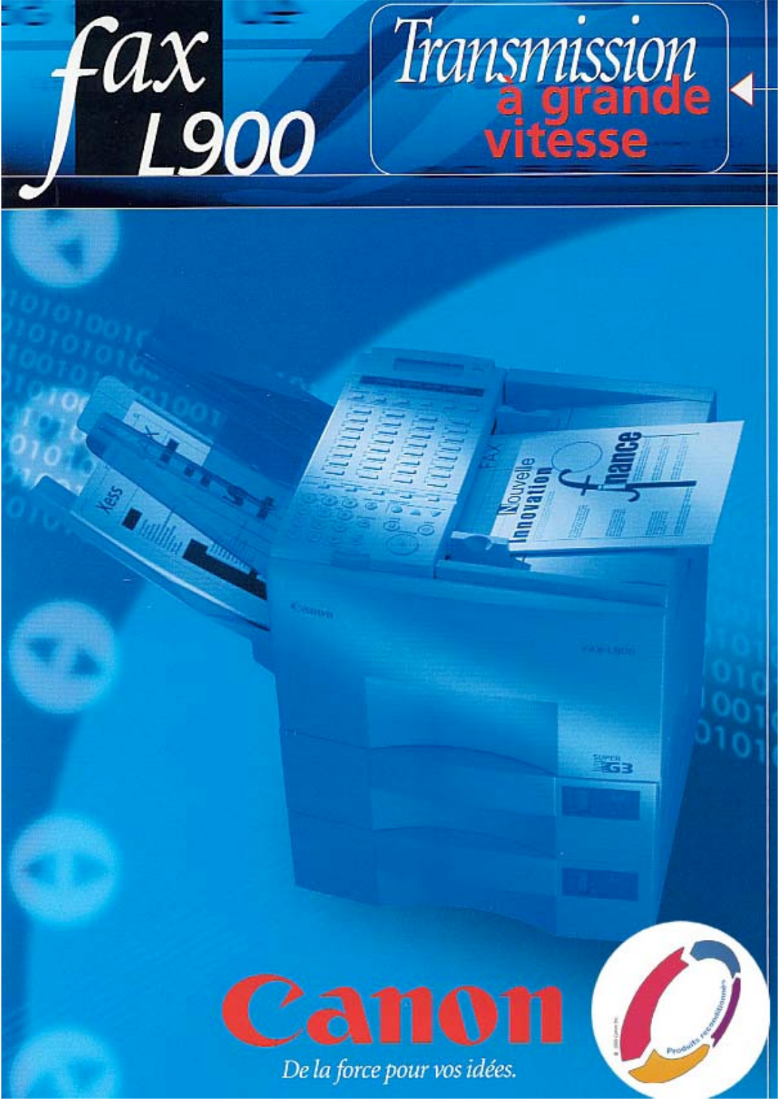 CANON FAX-L900 User Manual