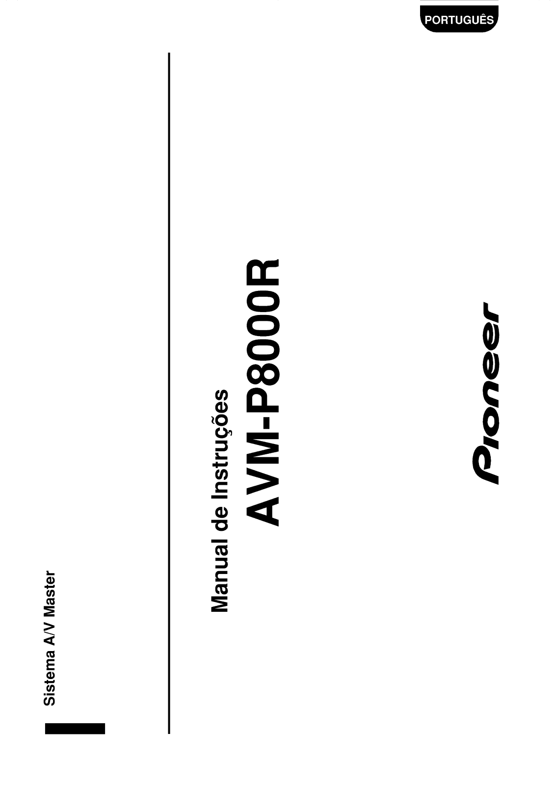 Pioneer AVM-P8000R User Manual