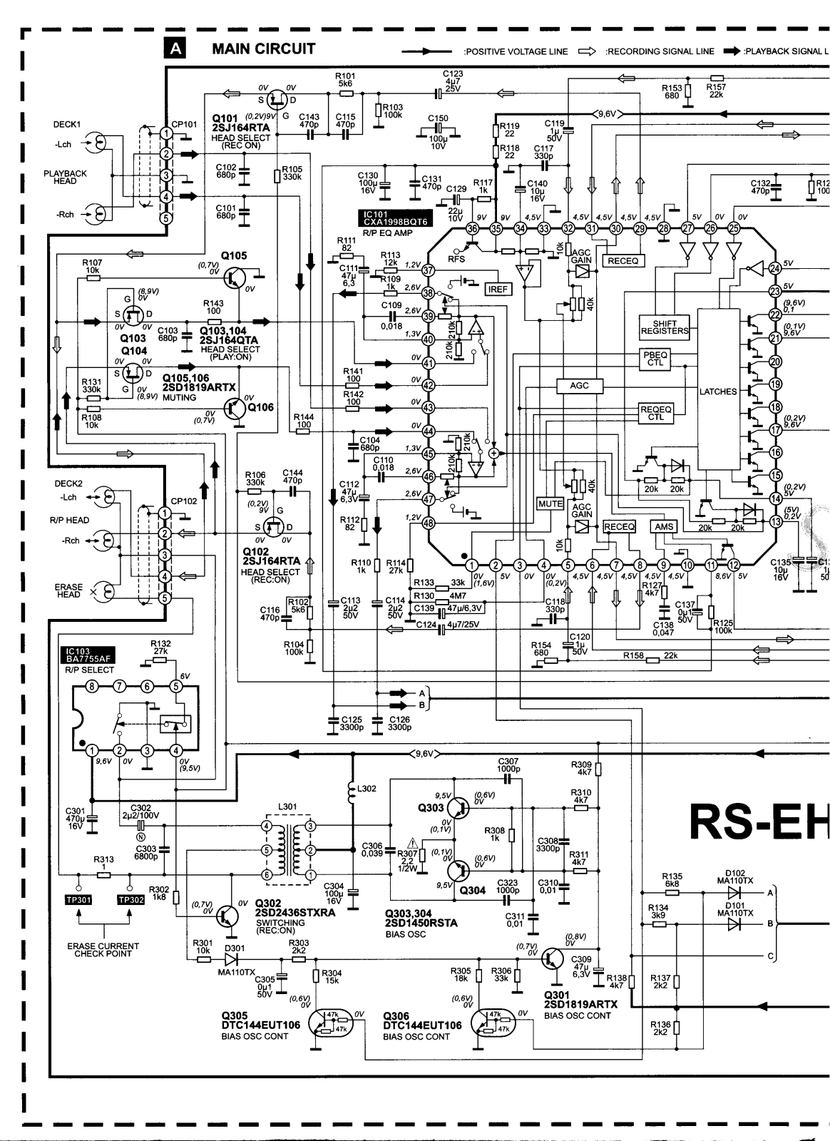 Technics SCEH-550 Schematic