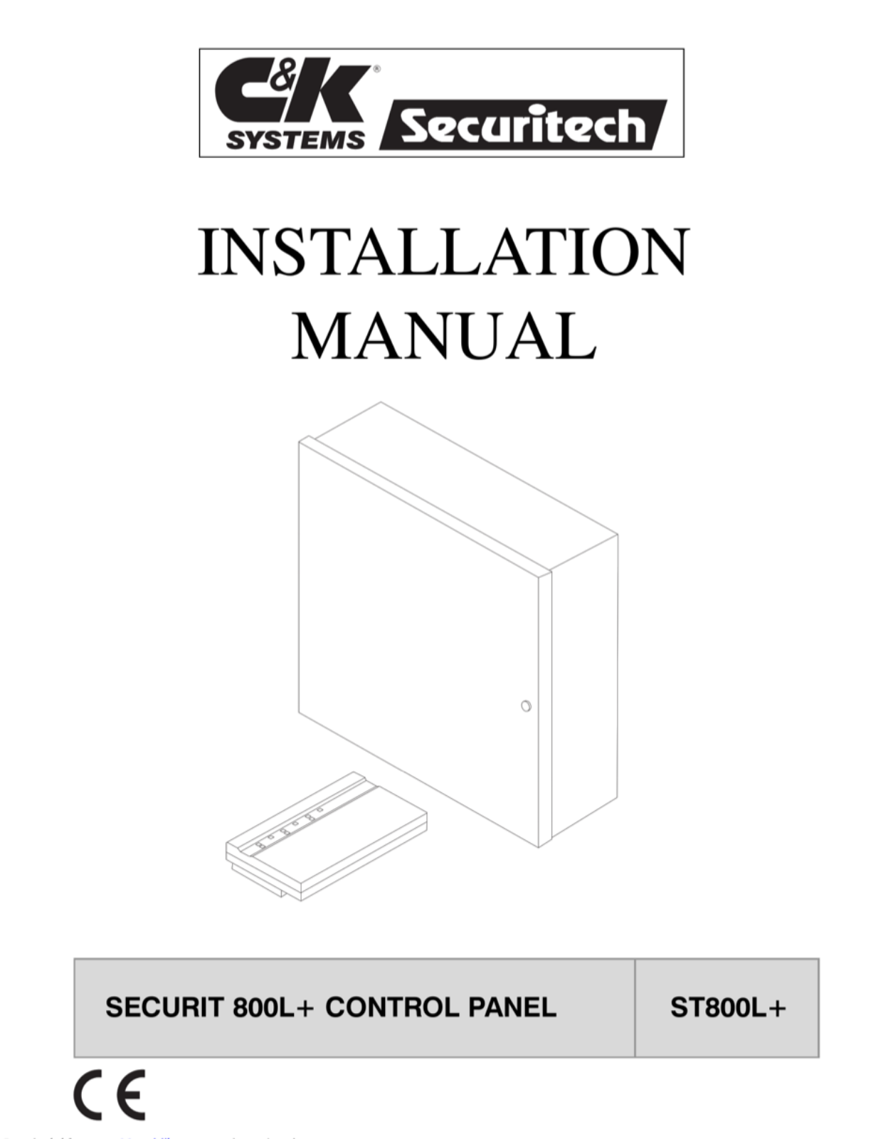 C&K systems ST800L+ Installation Manual