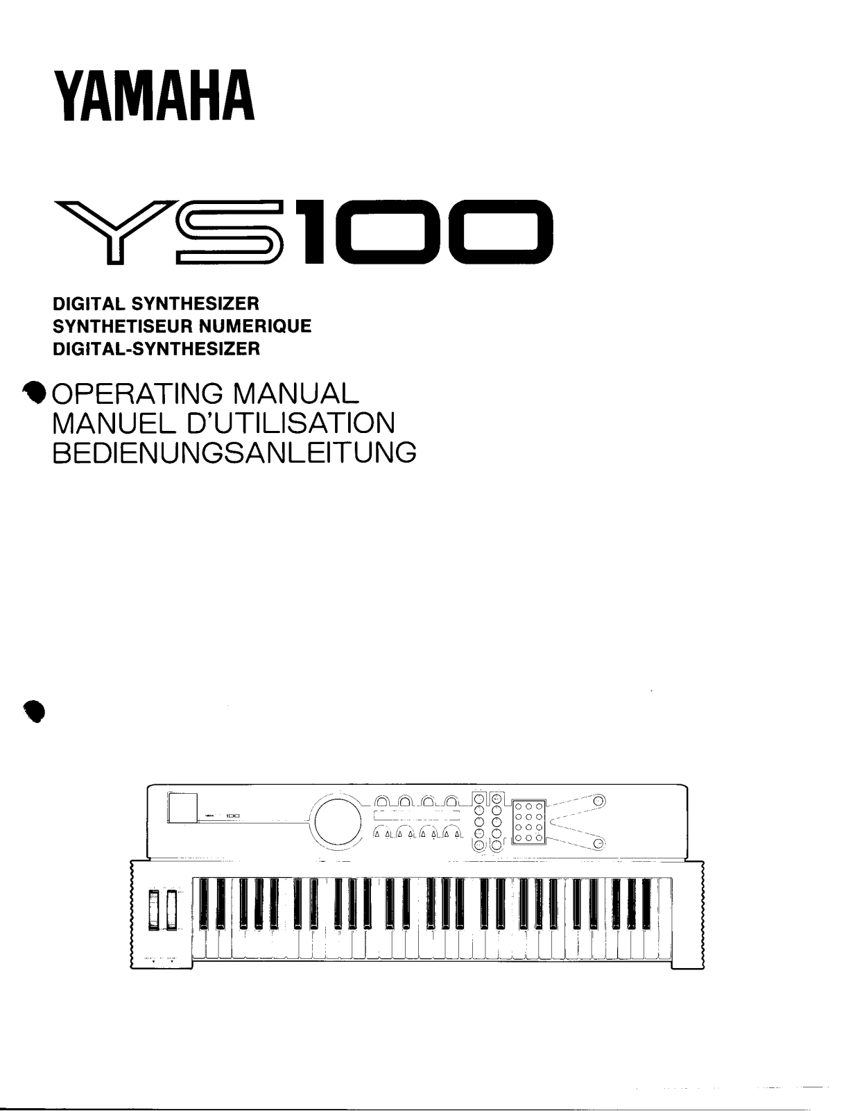 Yamaha YS100E User Manual