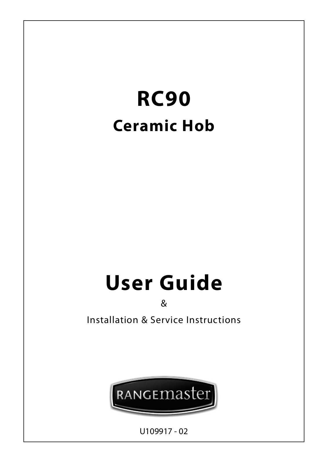 Rangemaster RC90 User Manual