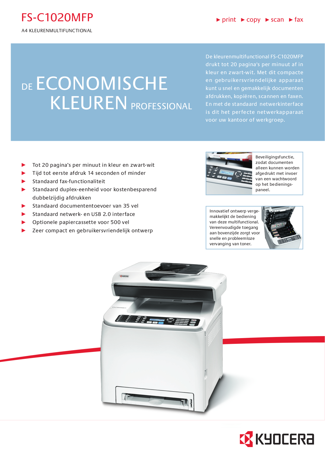 Kyocera FS-C1020MFP Brochure