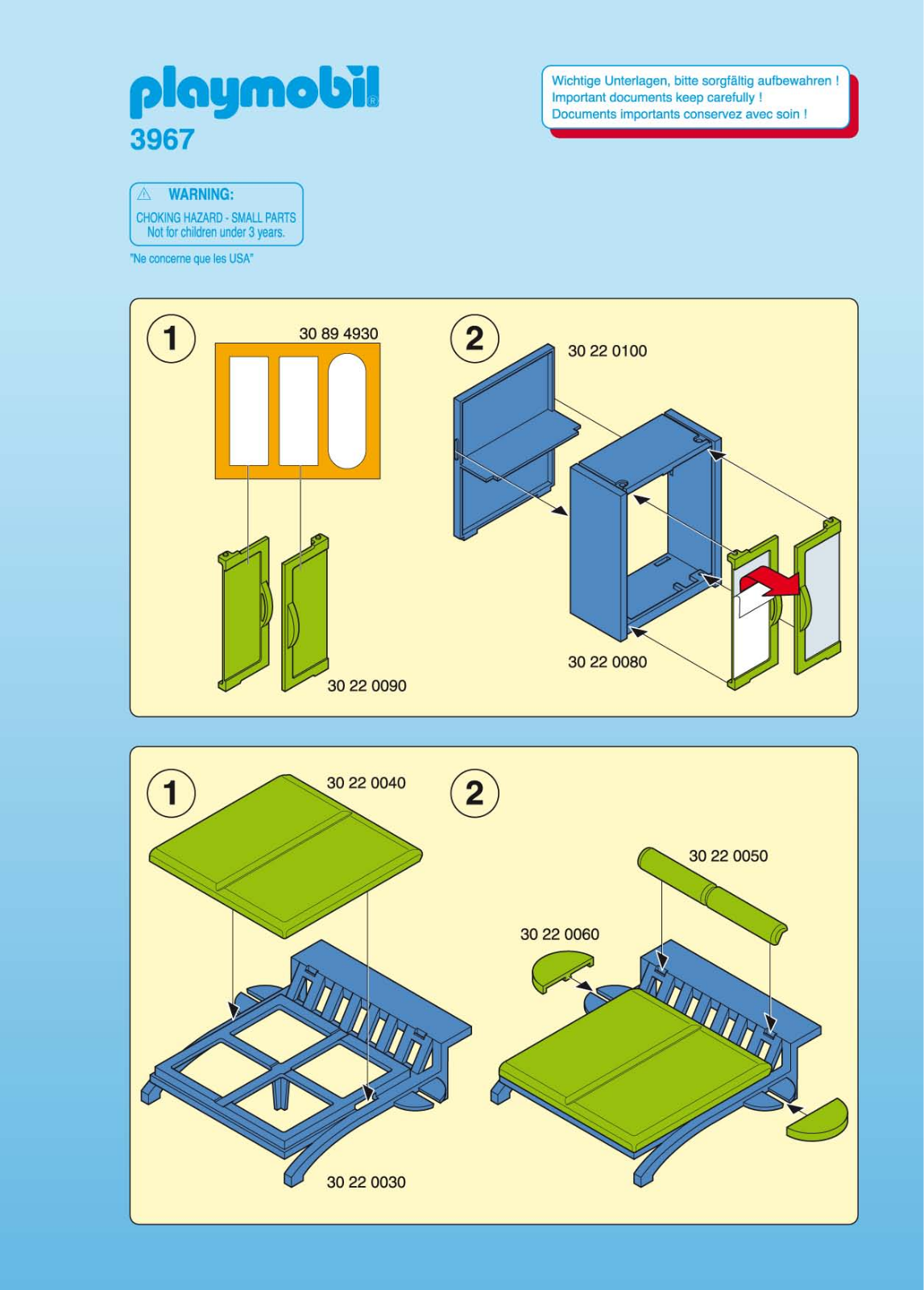 Playmobil 3967 Instructions