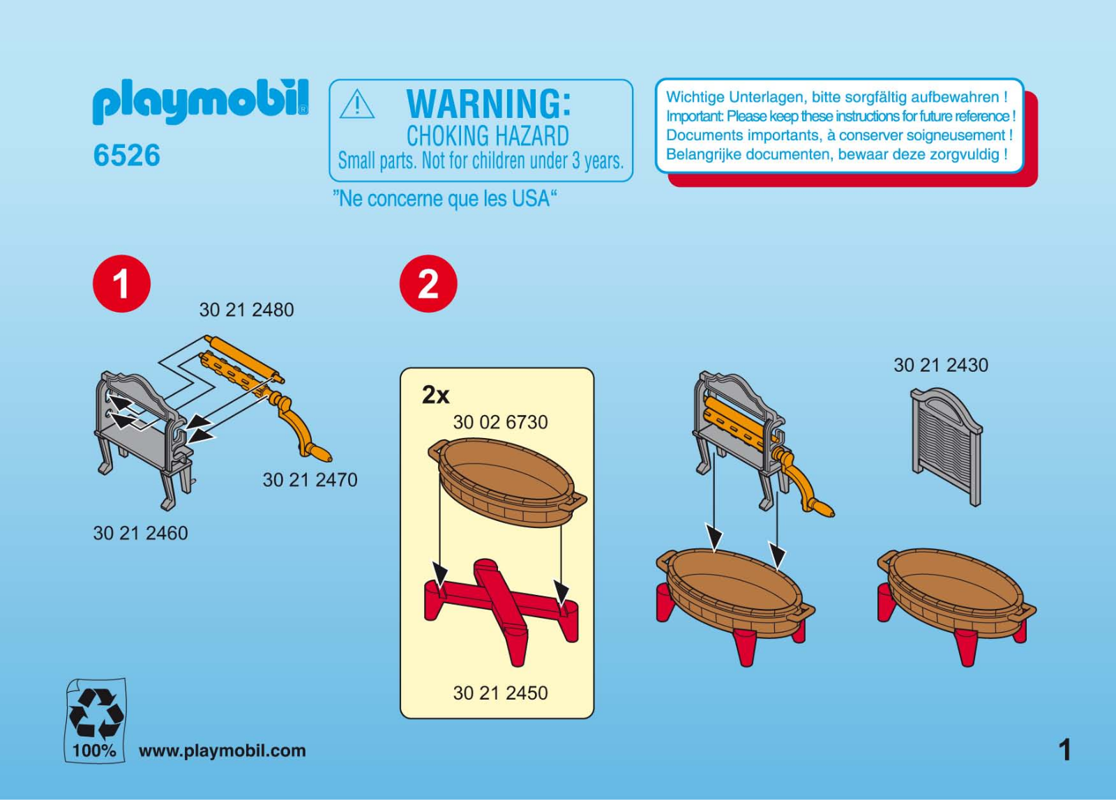 playmobil 6526 Instructions