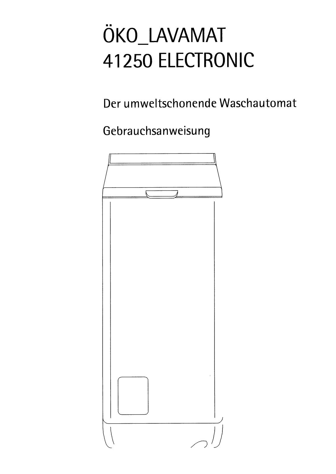 AEG LAV41250 User Manual